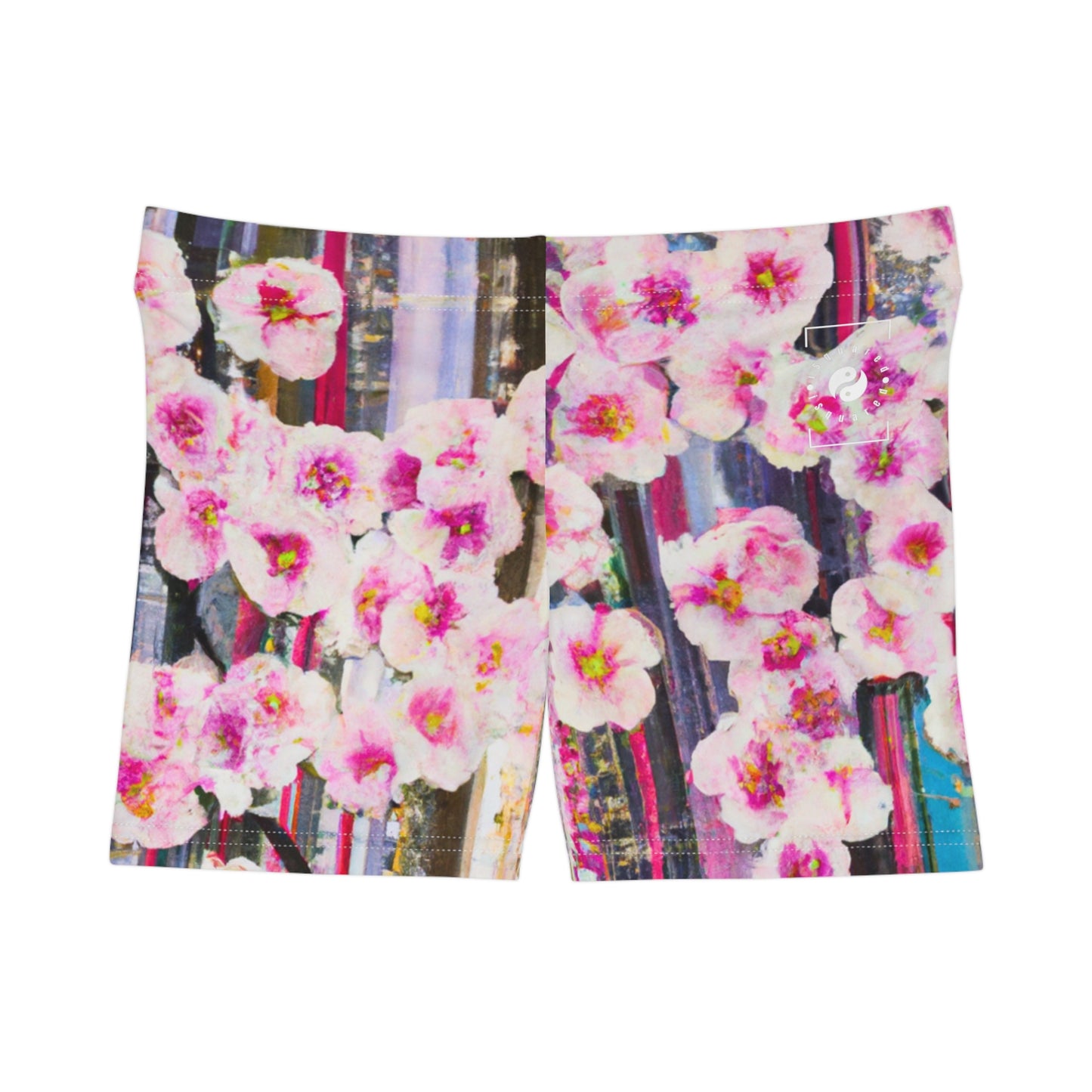 Abstract Bloom 05 - Mini Hot Yoga Short