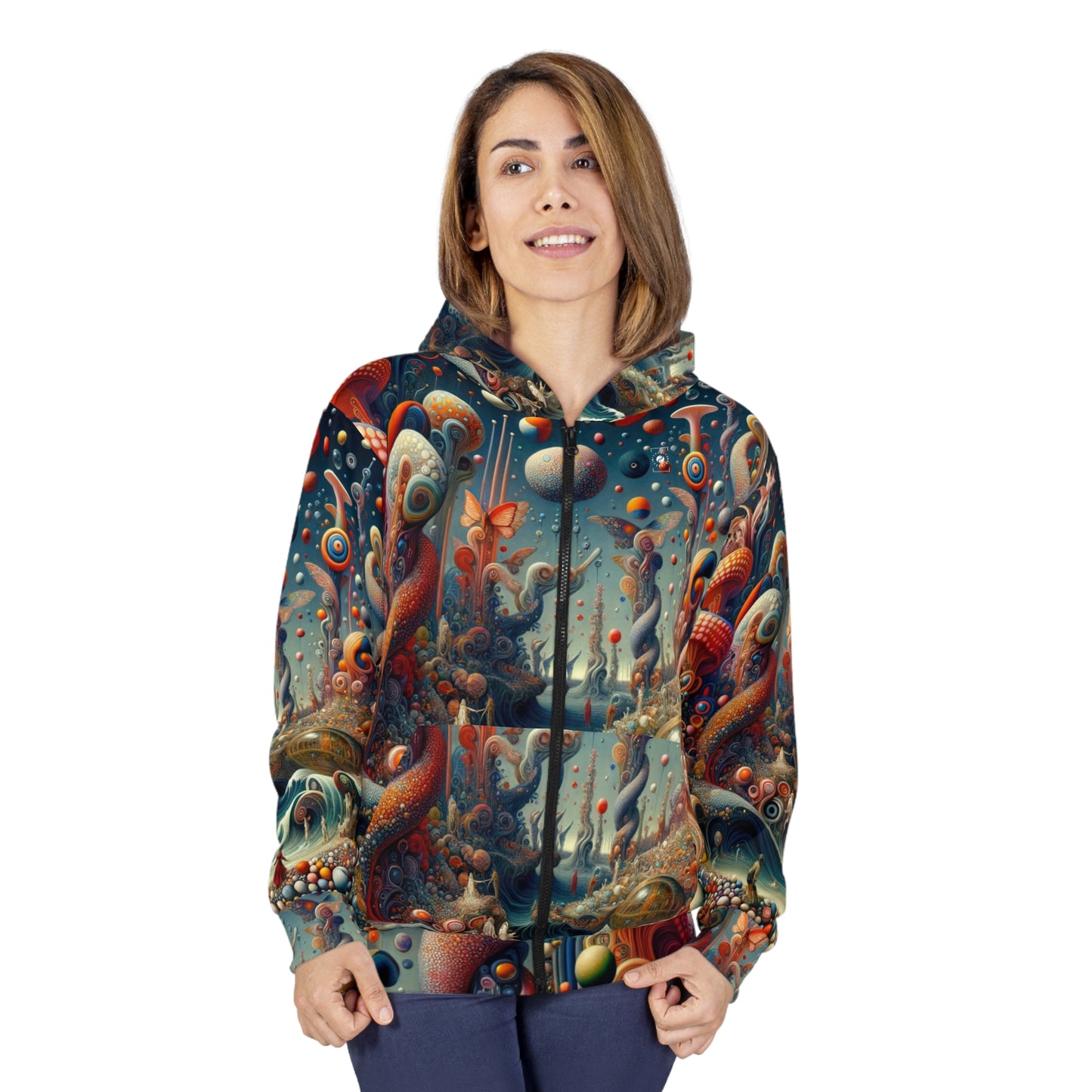 Kaleidoscopic Eden - Zip Hoodie