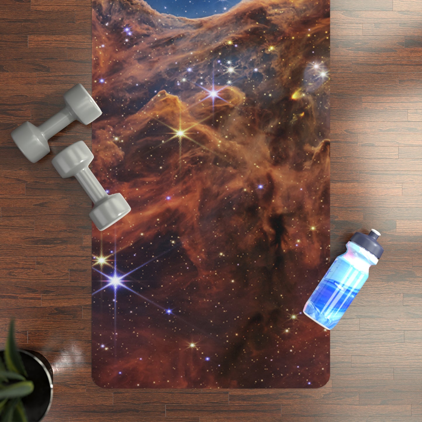 “Cosmic Cliffs” in the Carina Nebula (NIRCam Image) - JWST Collection - Yoga Mat