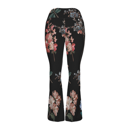 Botanicals - Cross Waisted Flair Leggings