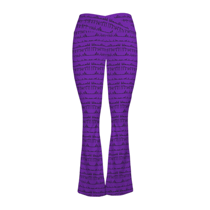 Bikram Series - Cross Waisted Flair Leggings REFINED