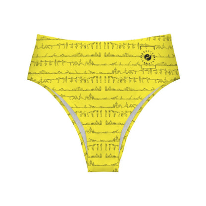 Bikram Series - High Waisted Bikini Bottoms