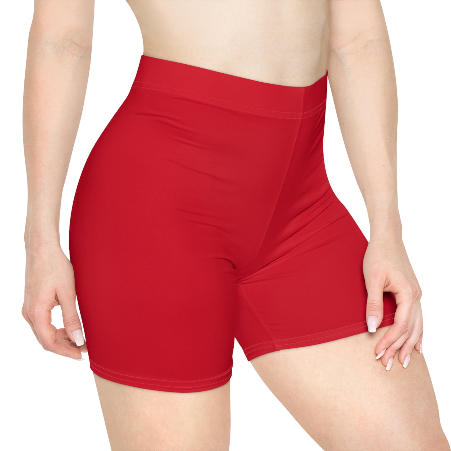 #D10927 Scarlet Red - Hot Yoga Short