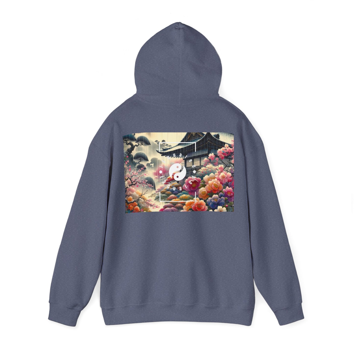 "Sakura Spectrum trempé par la pluie" - Sweat à capuche