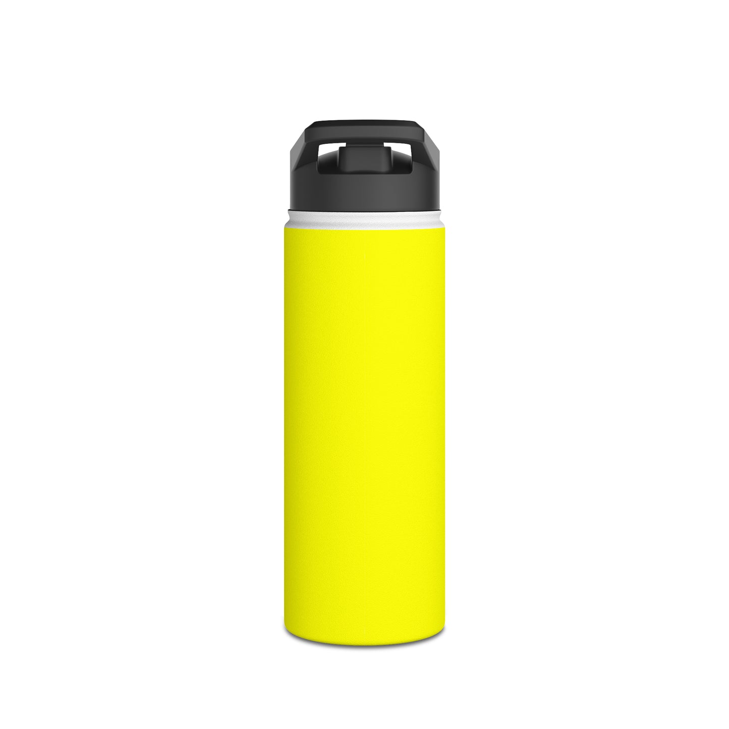 Neon Yellow FFFF00 - Water Bottle