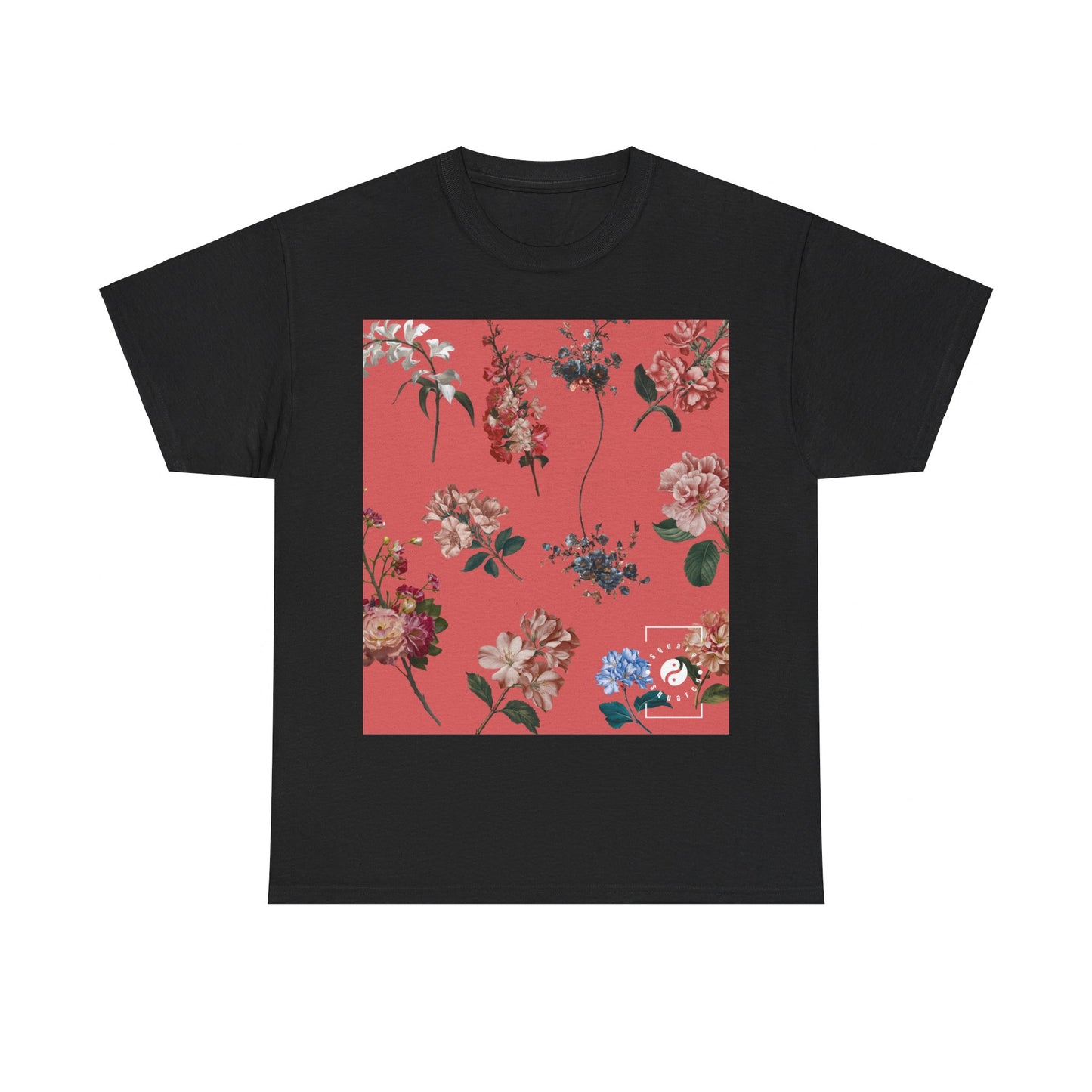 Botanicals on Coral - Heavy T