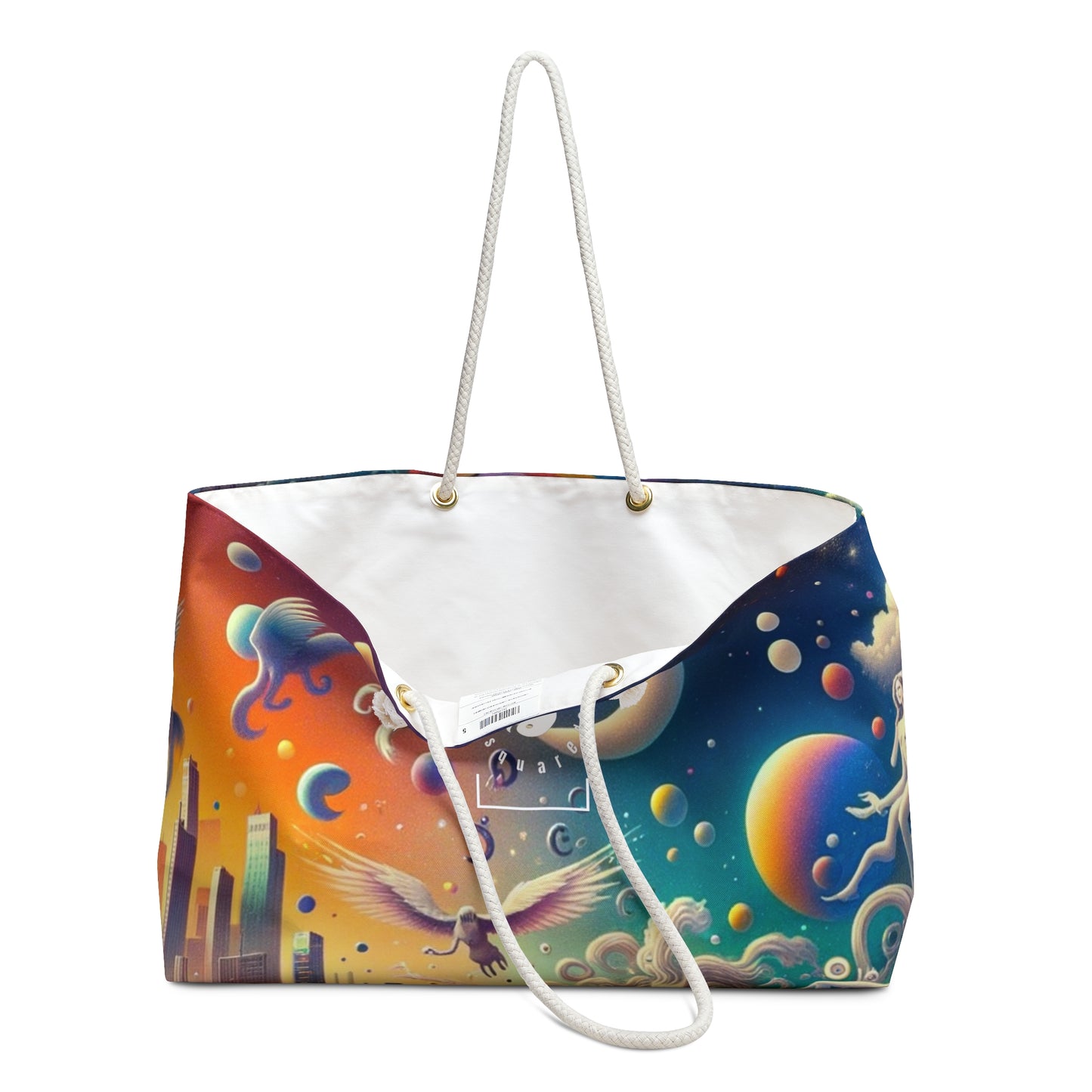 "Mirrors of Metaphor: A Murakami Odyssey" - Casual Yoga Bag