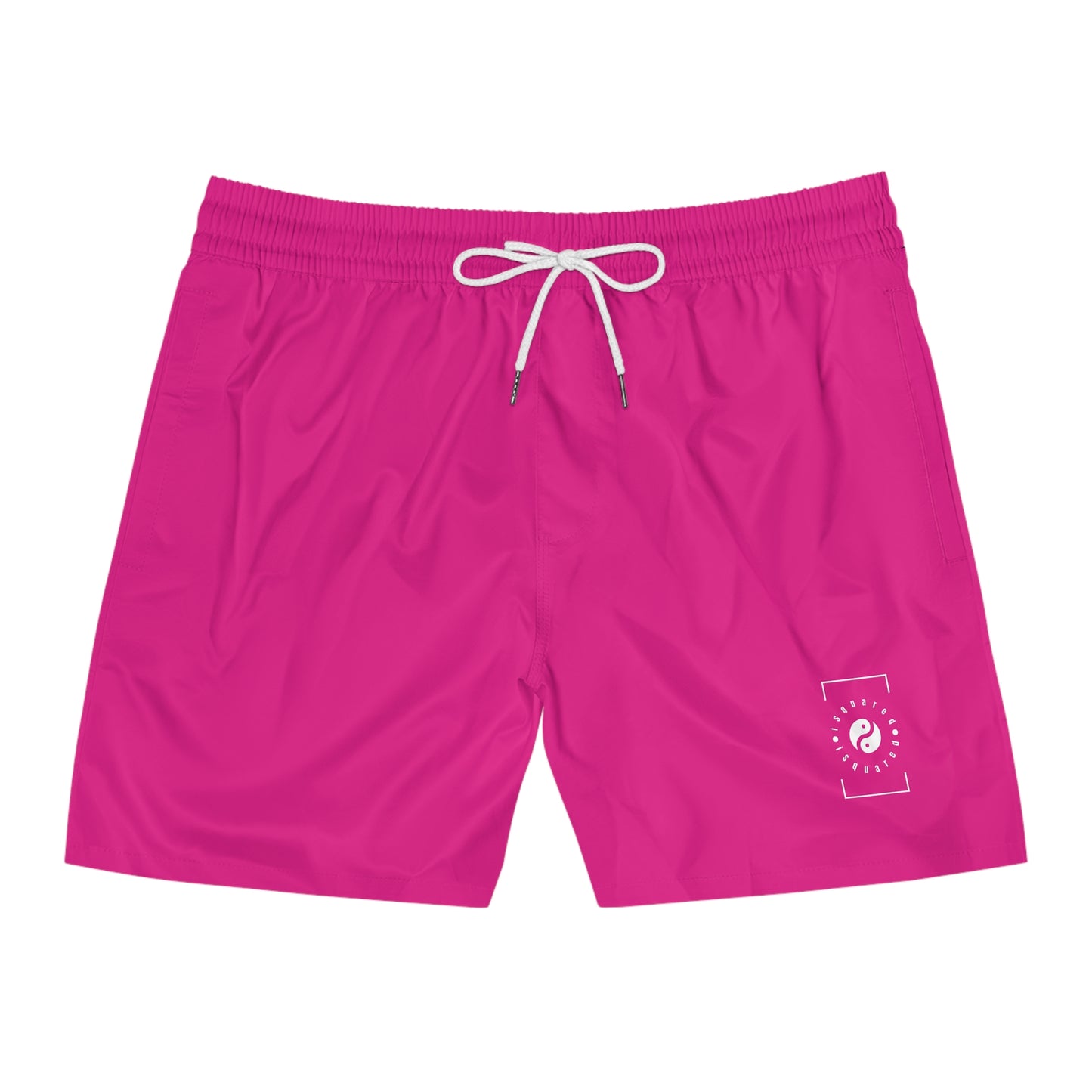 #E0218A Rose - Short de bain (couleur unie) pour homme