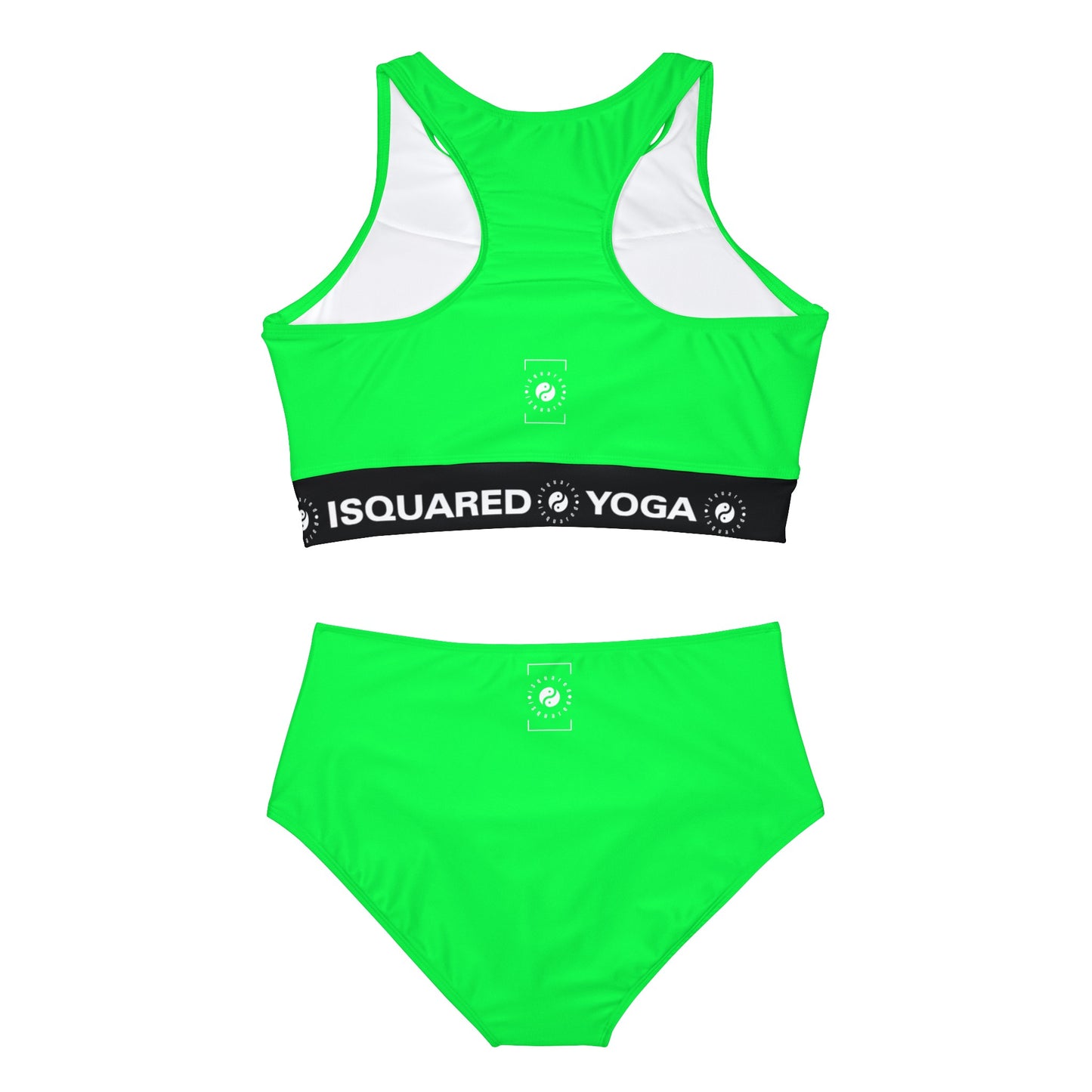 #0FFF50 Neon Green - Hot Yoga Bikini Set