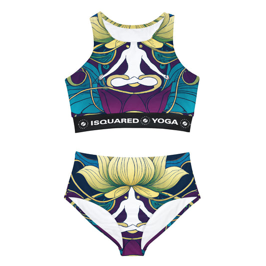 "Lotus Serenity Dance" - Hot Yoga Bikini Set