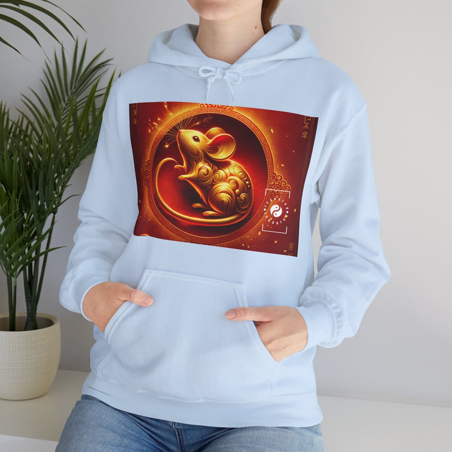 "Golden Emissary: A Lunar New Year's Tribute" - Hoodie