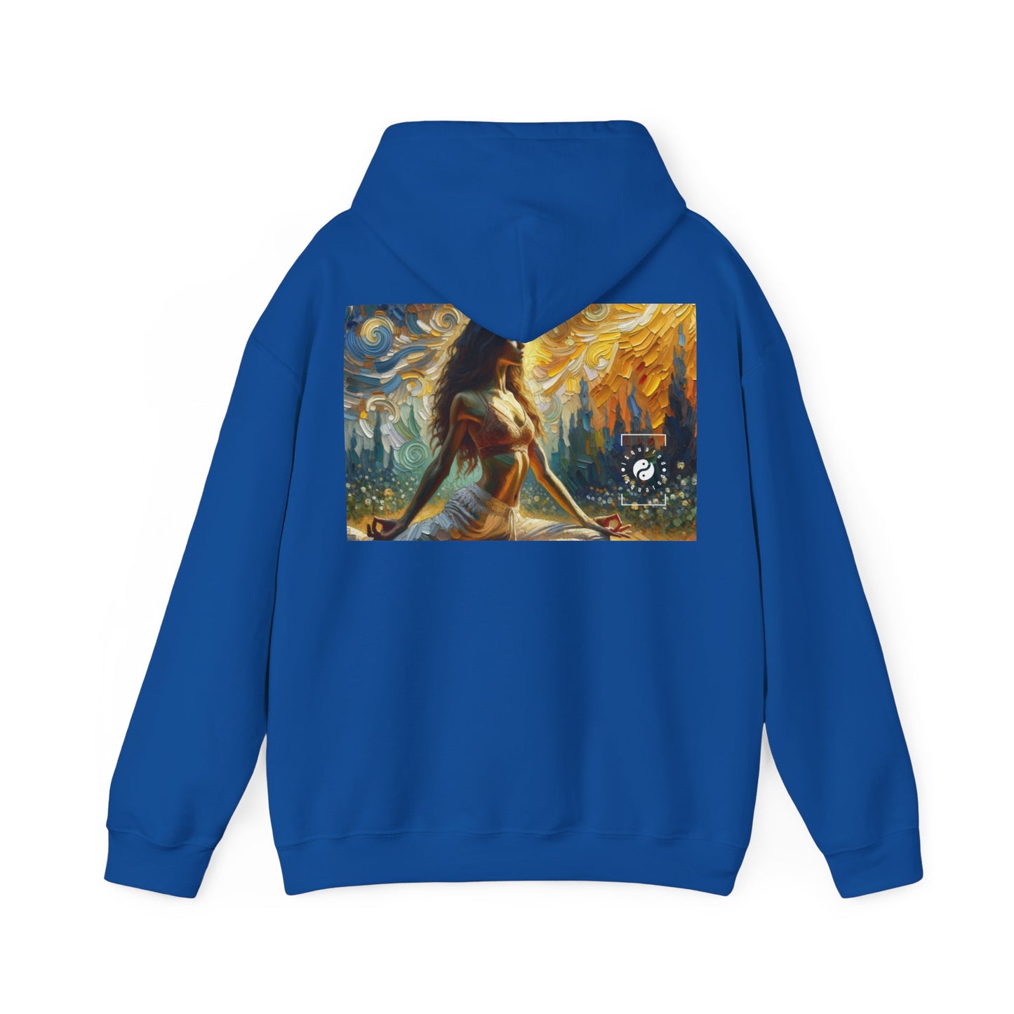 "Golden Warrior: A Tranquil Harmony" - Hoodie