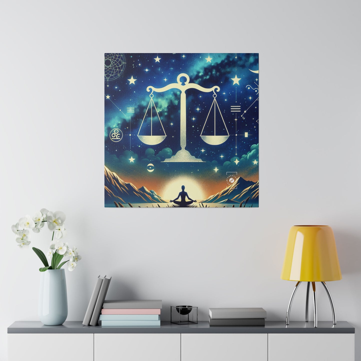 Celestial Libra - Art Print Canvas