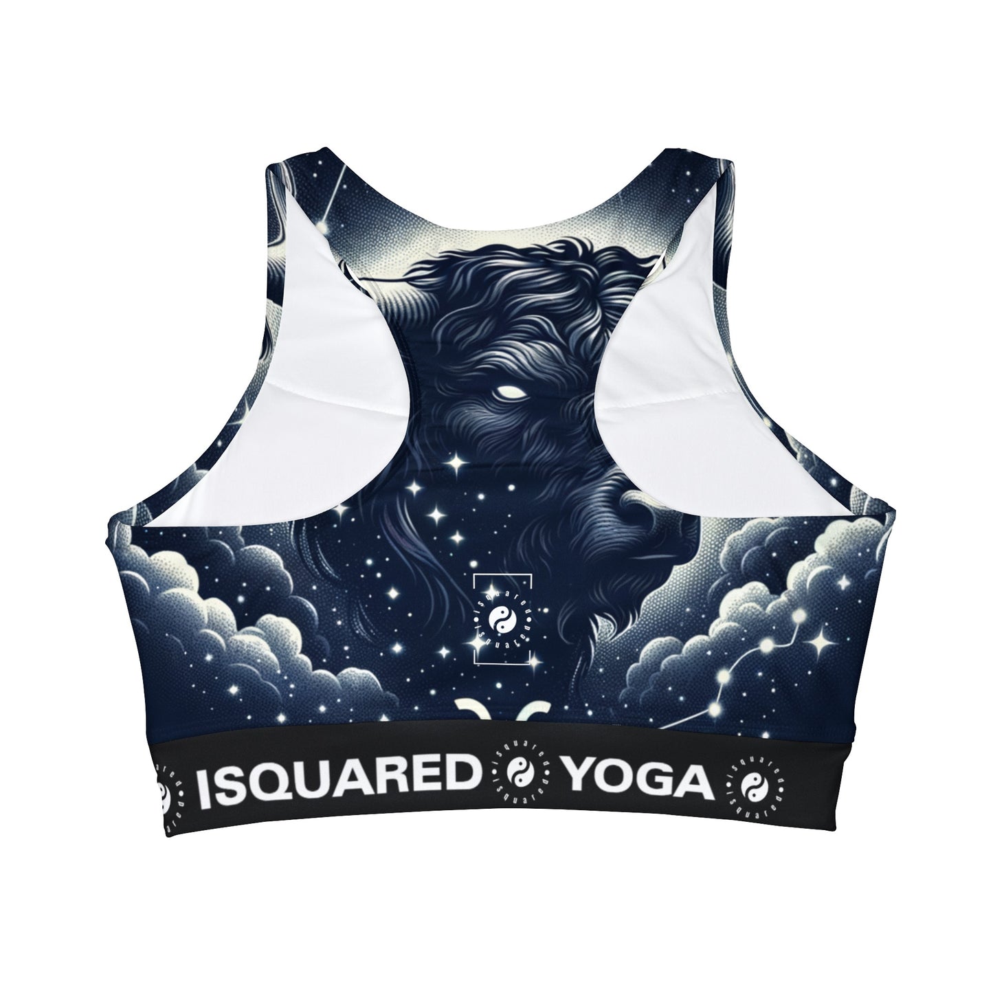 Celestial Taurine Constellation - High Neck Crop Top