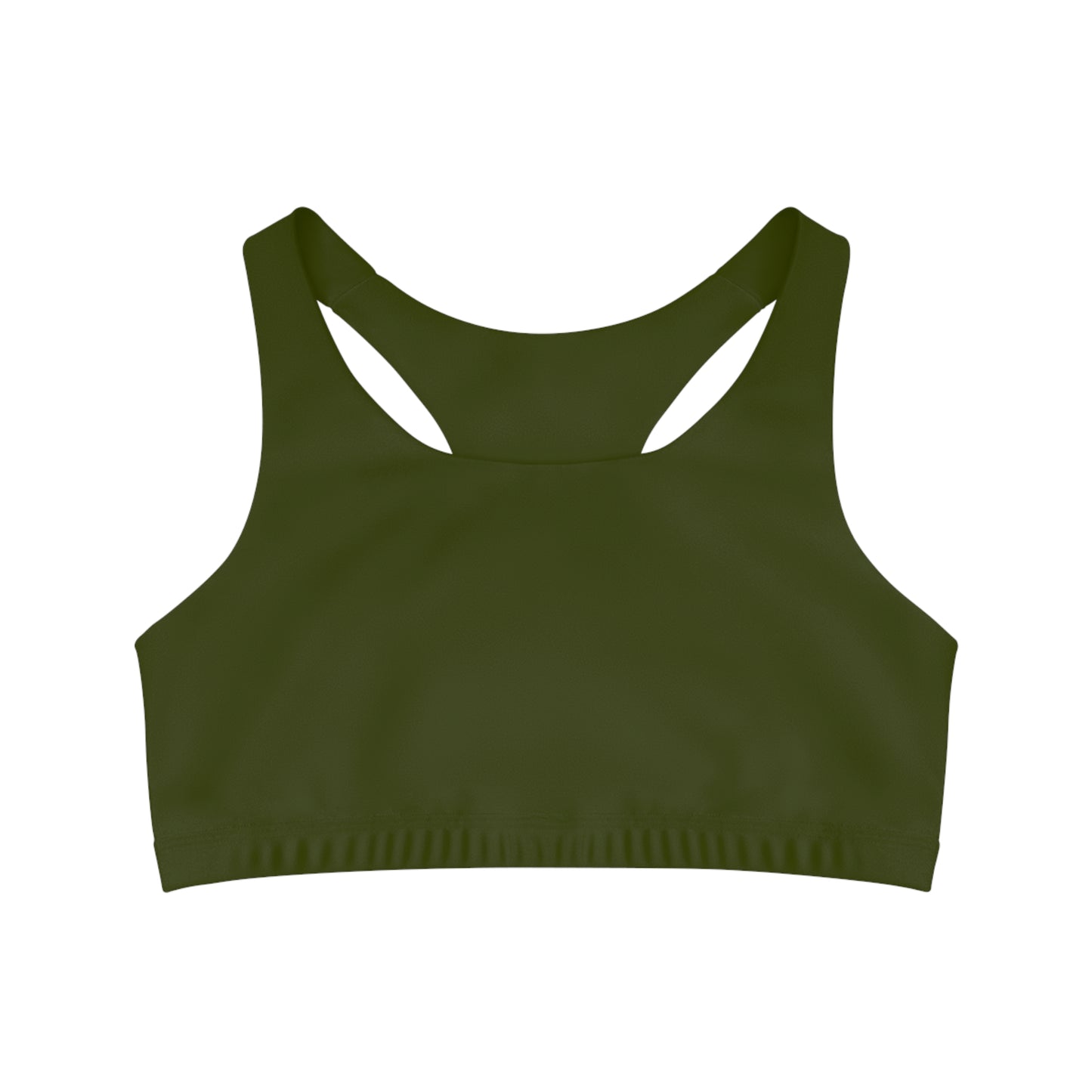 Camo Green - Seamless Sports Bra