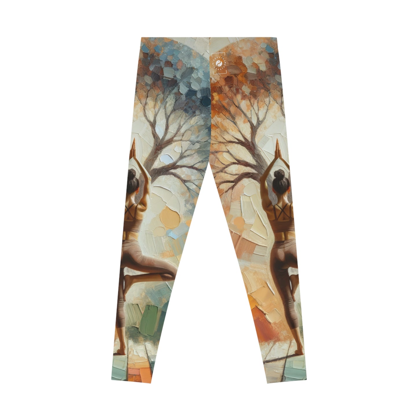 "Stability in Surrender: Vrikshasana in Harmony with Earth" - Unisex Tights