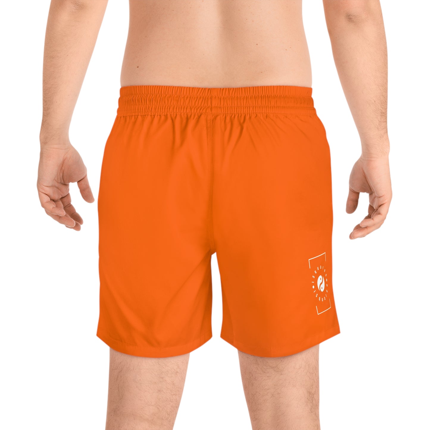 Neon Orange #FF6700 - Swim Shorts (Solid Color) for Men