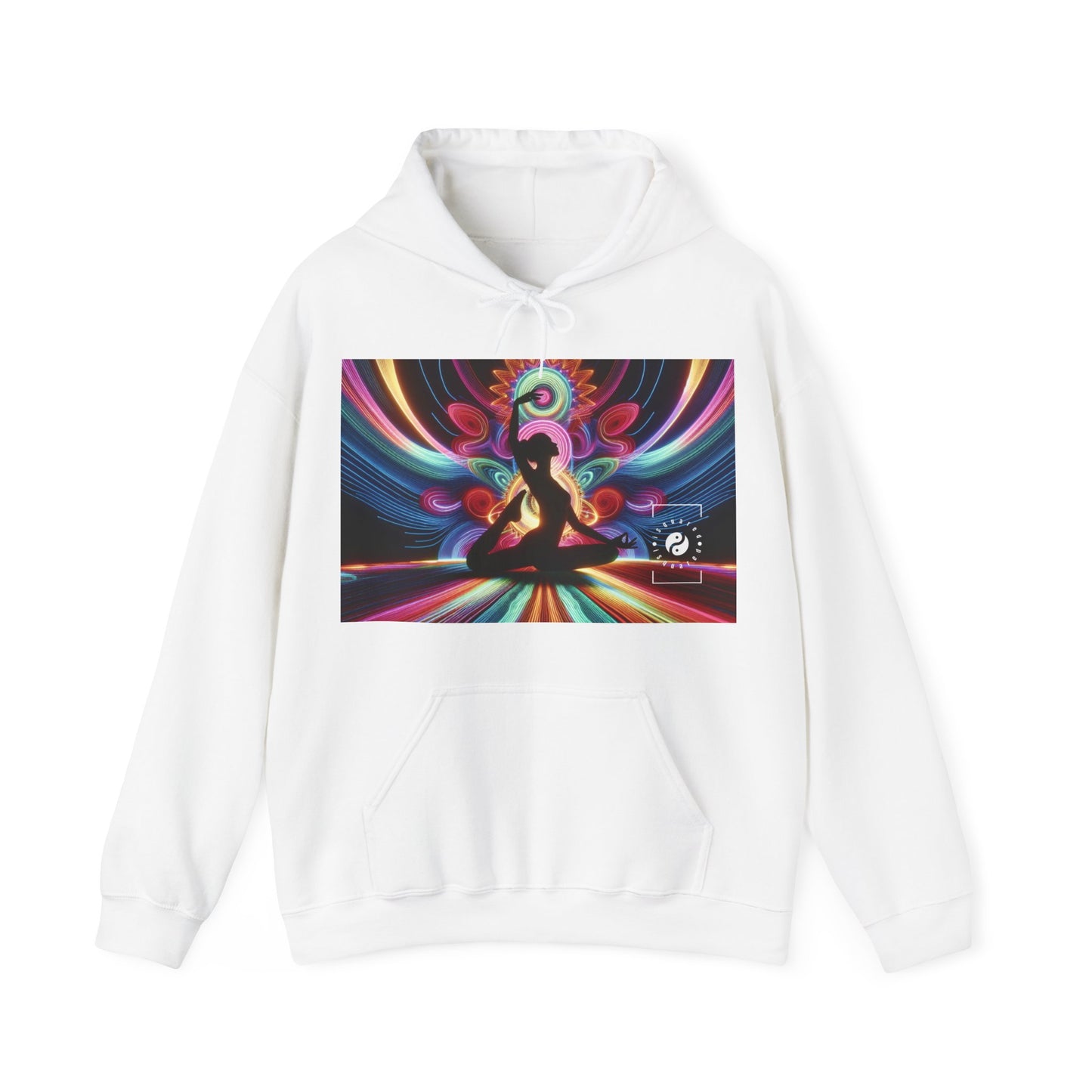 "Neon Zenith: Chromatic Balance" - Hoodie