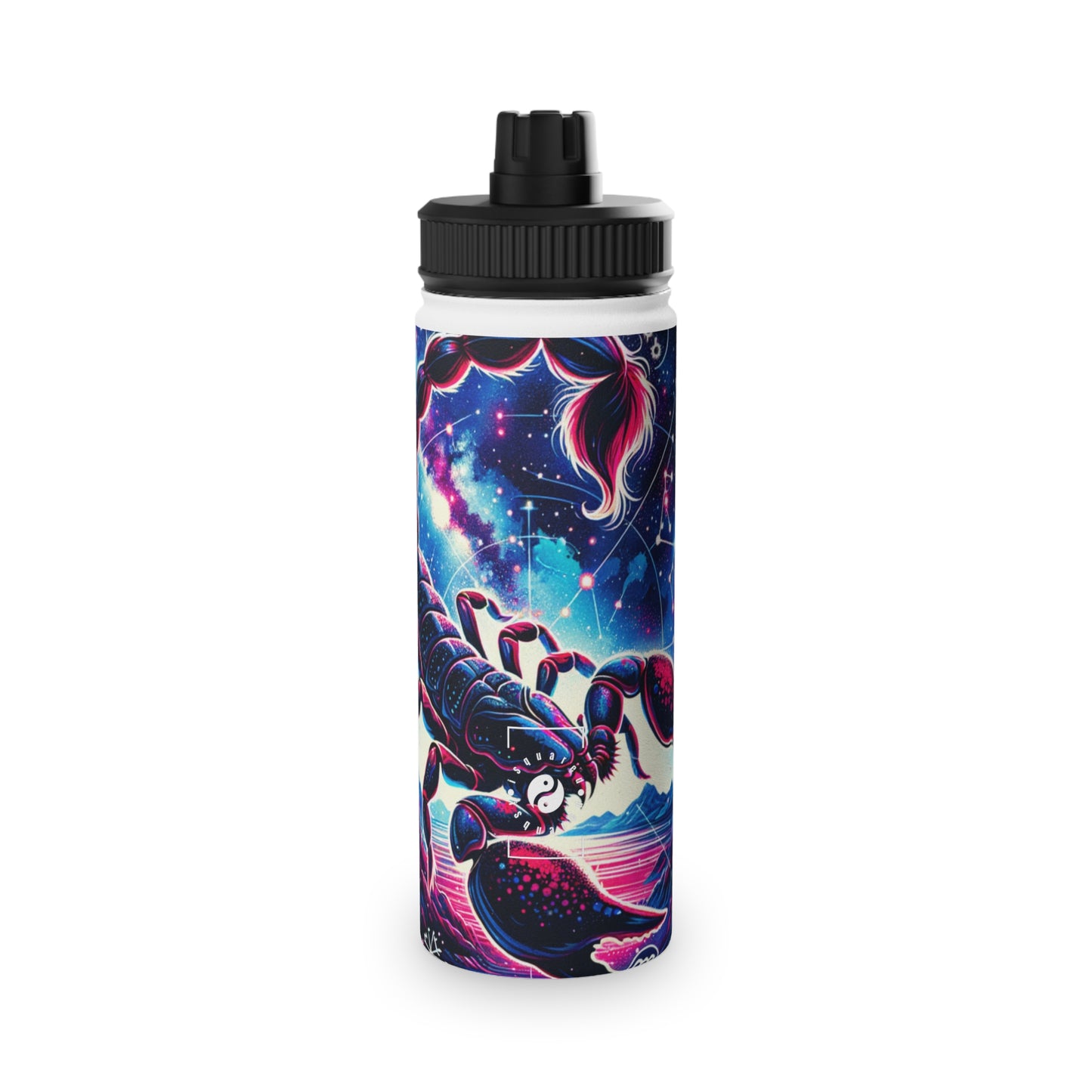 Crimson Scorpio - Sports Water Bottle