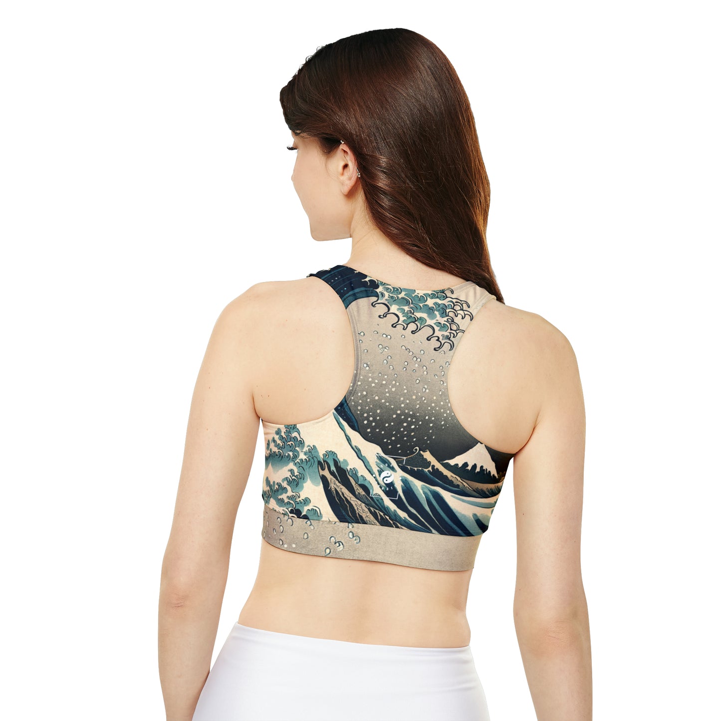 "Indigo Surge Eternity" - Lined & Padded Sports Bra