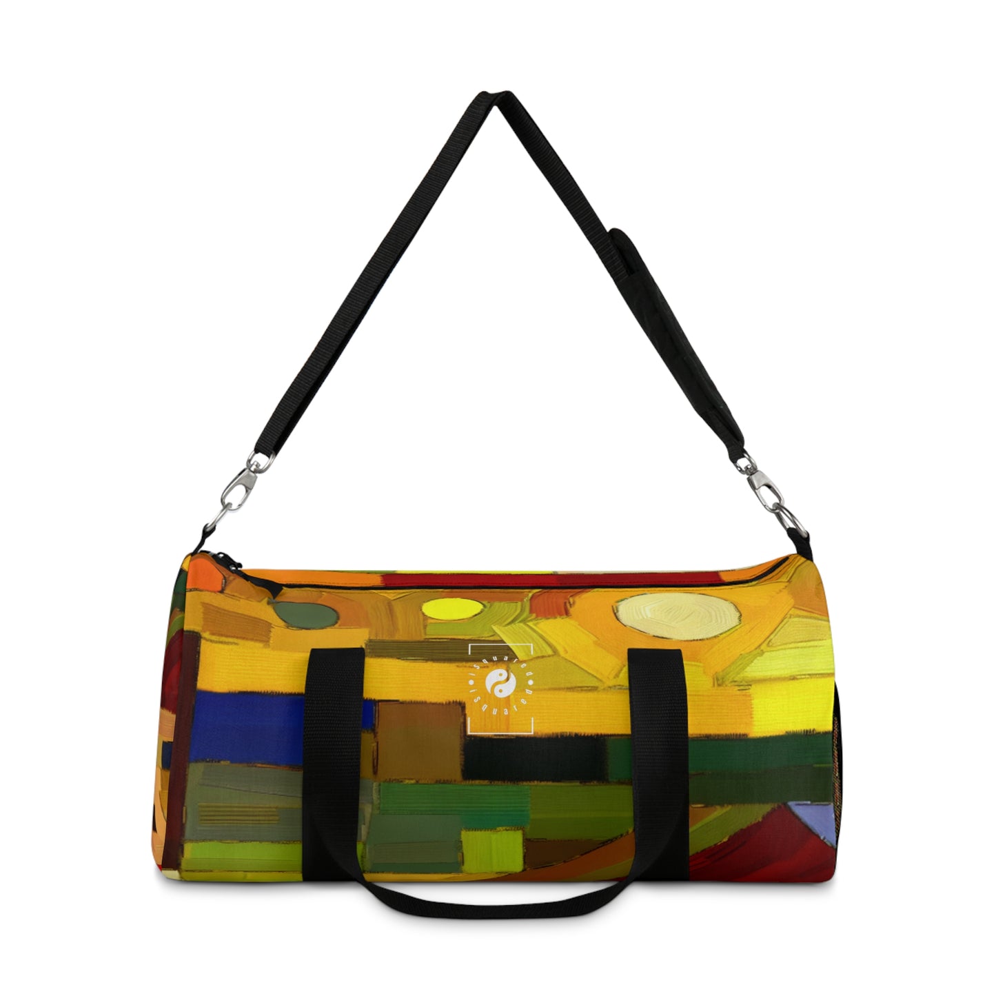 "Earthen Adobes in Hues of Hundertwasser" - Duffle Bag