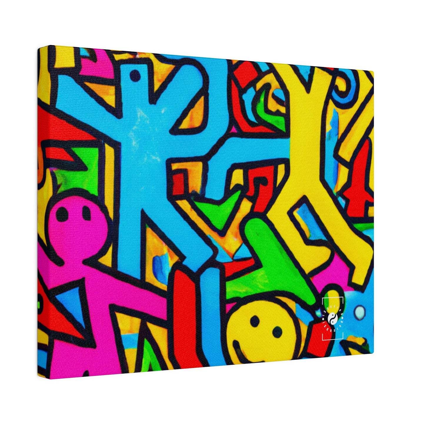 symbols of happiness - Art Print Canvas