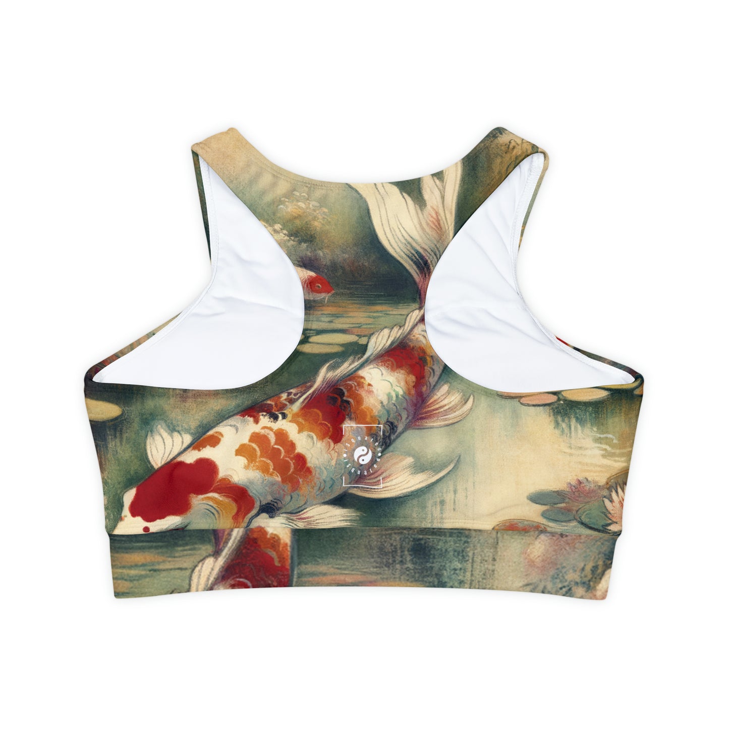 Koi Lily Pond - Soutien-gorge de sport doublé et rembourré 