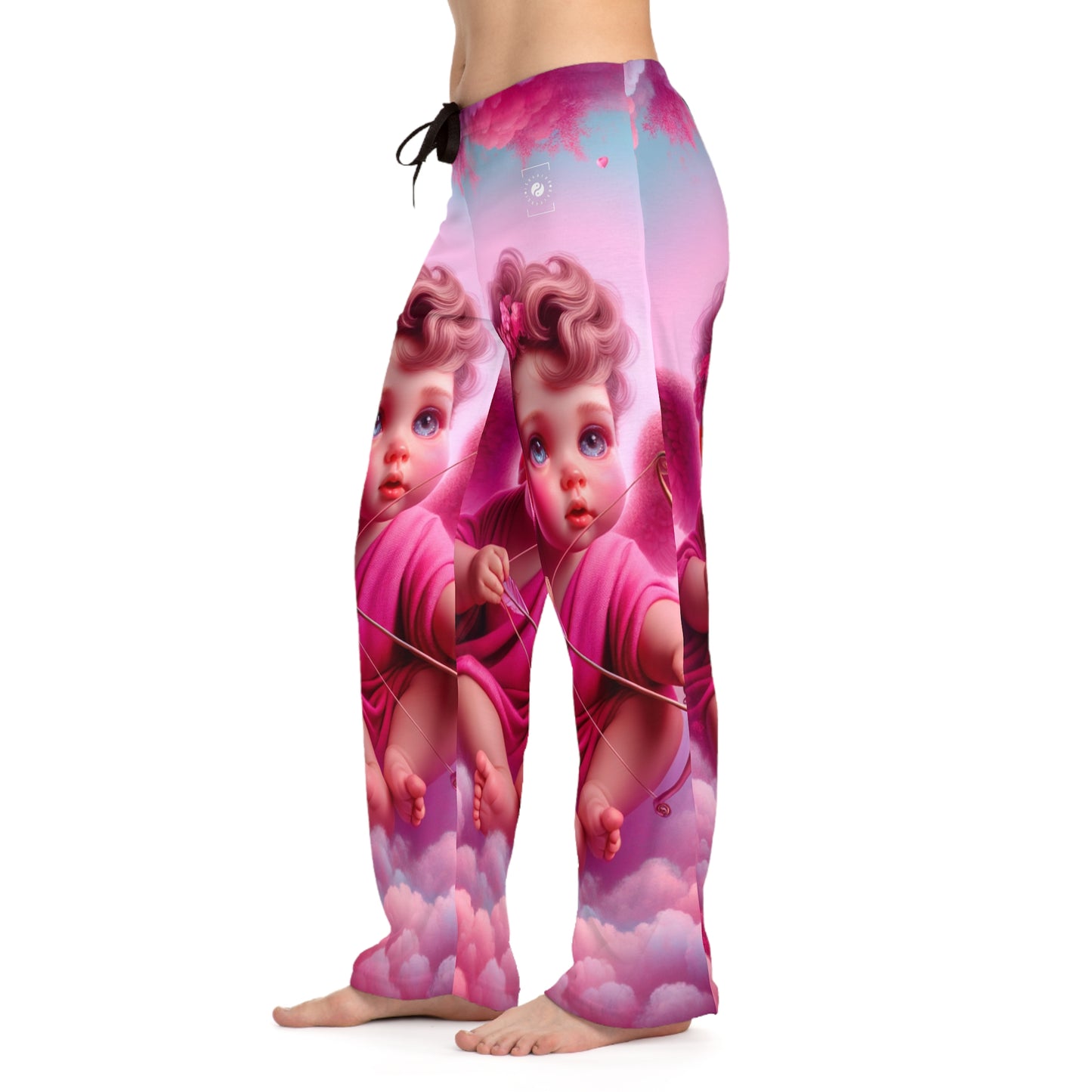 "Bold Blush: A Cupid's Love Affair" - Women lounge pants