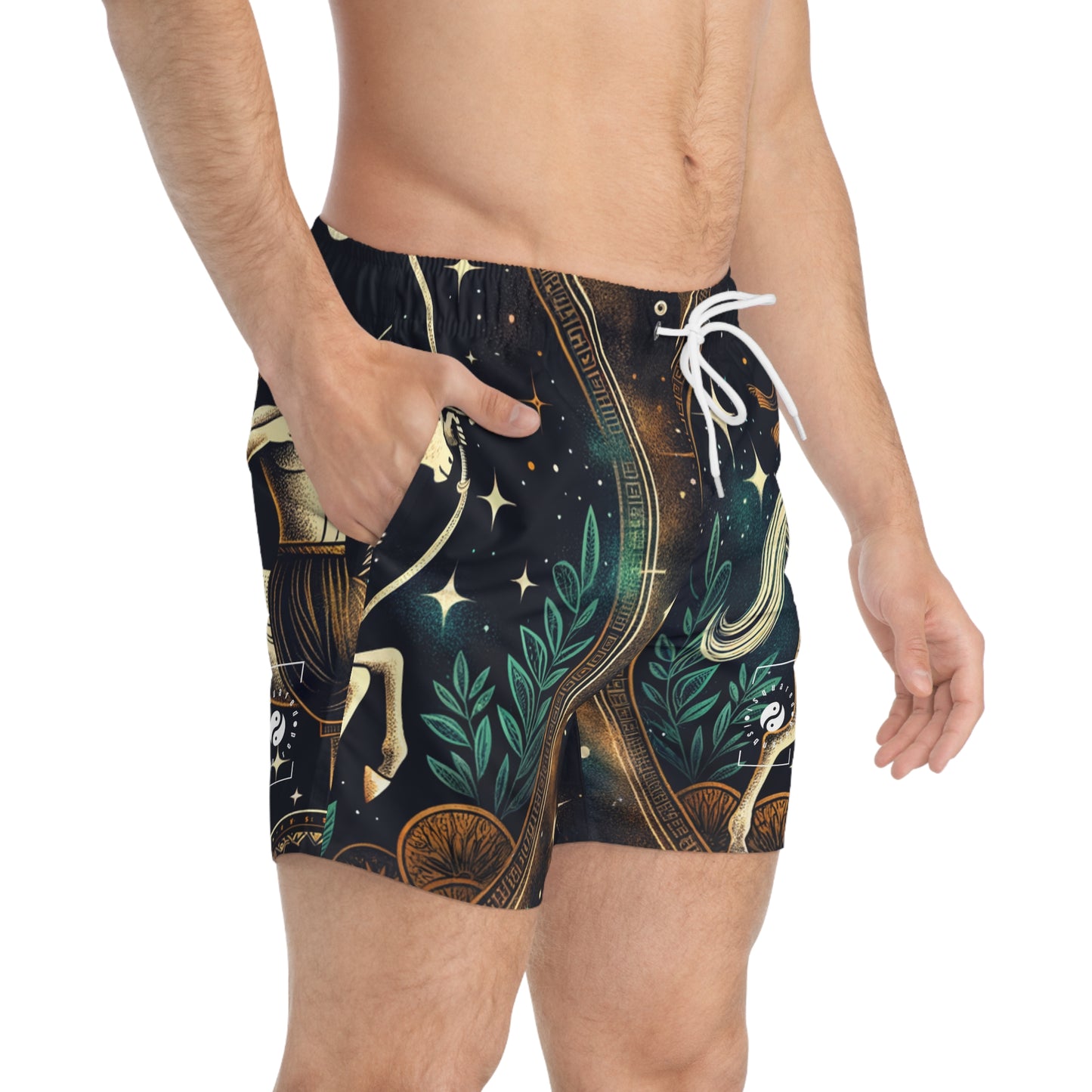 Sagittarius Emblem - Swim Trunks for Men