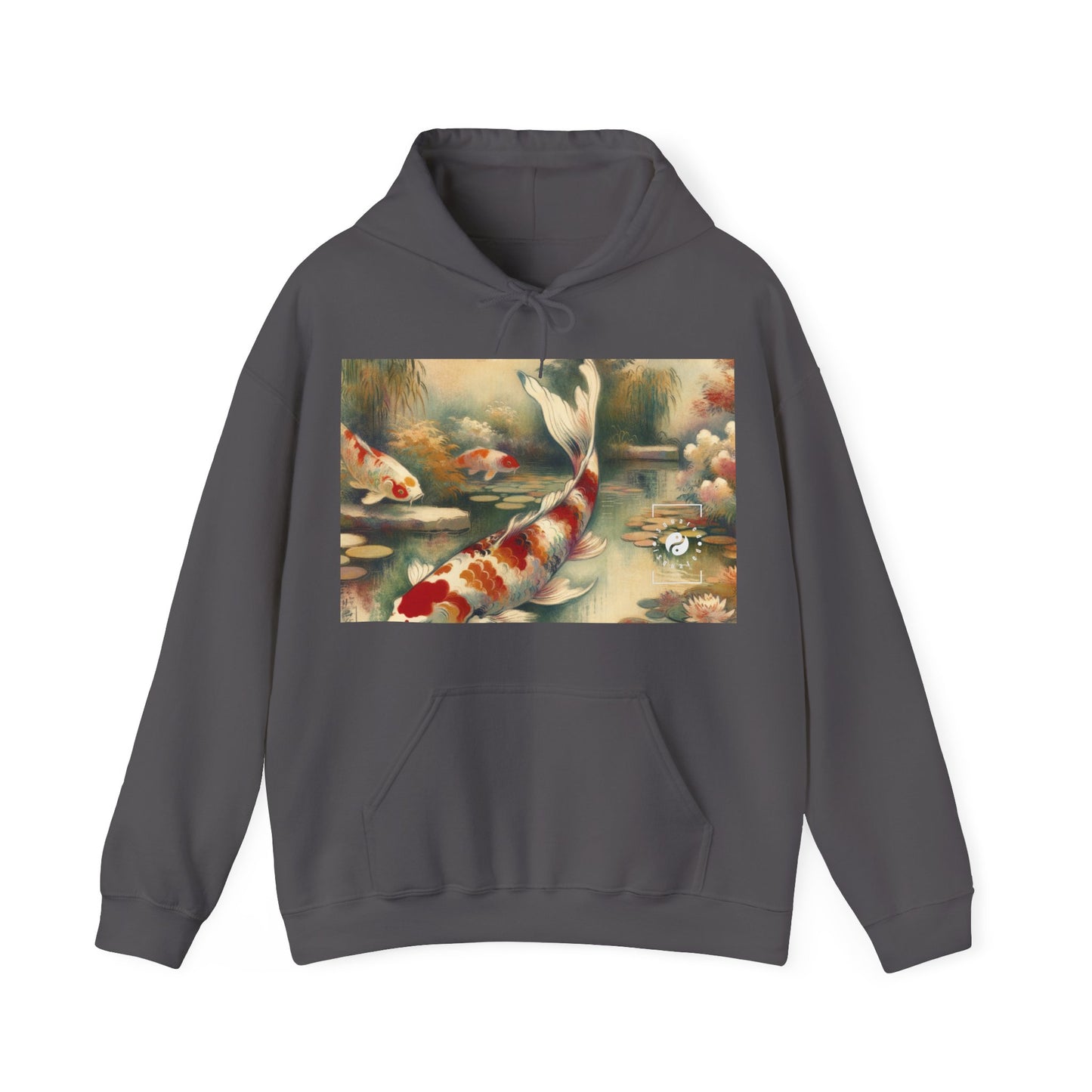 Koi Lily Pond - Sweat à capuche 