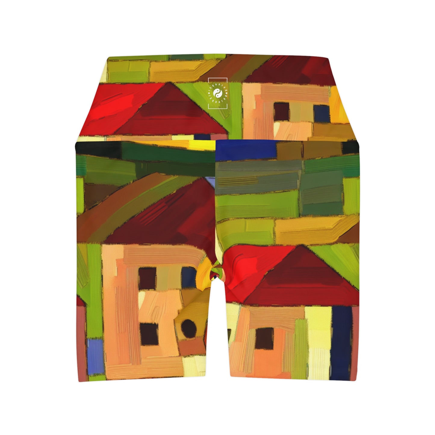 "Earthen Adobes in Hues of Hundertwasser" - shorts