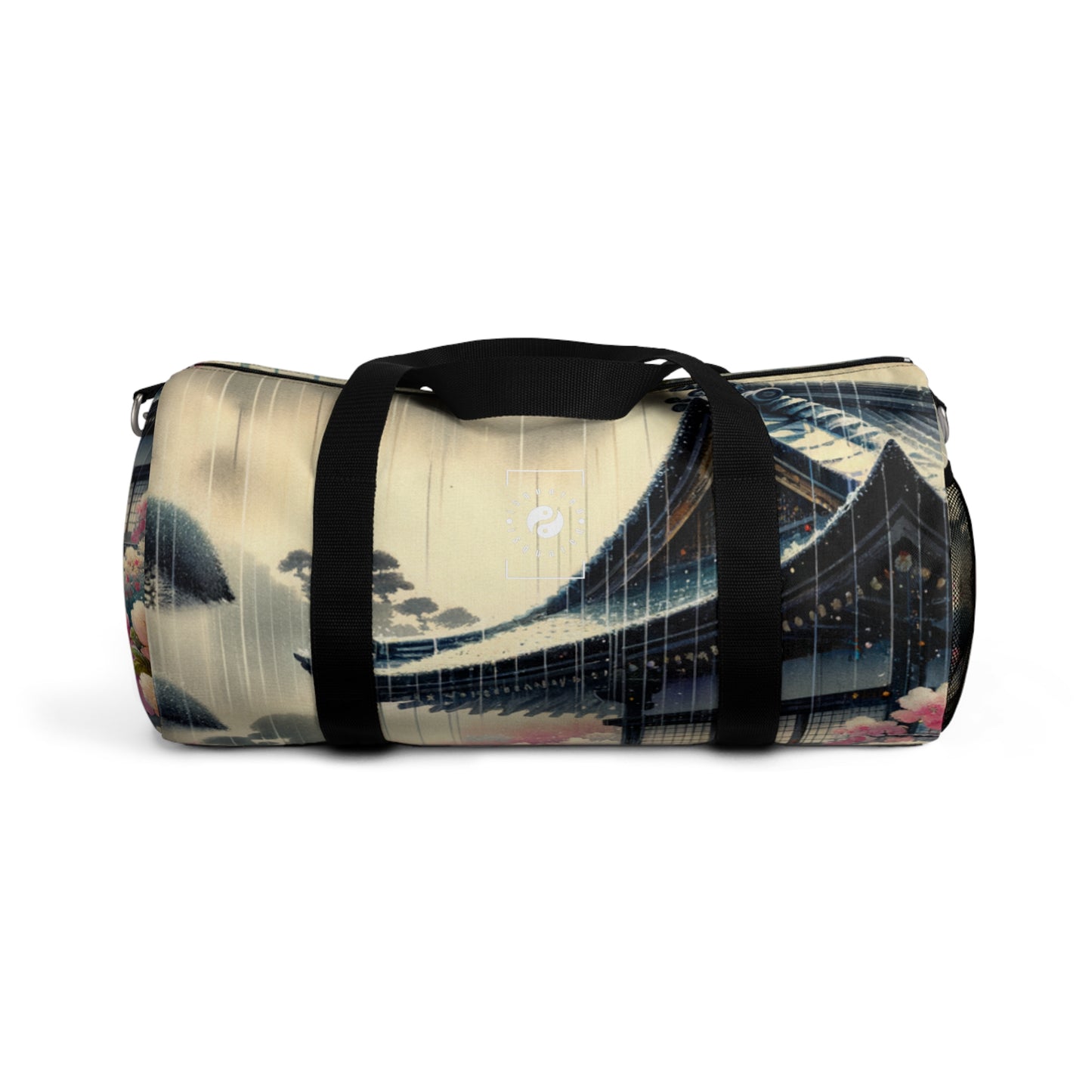 "Rain-drenched Sakura Spectrum" - Duffle Bag