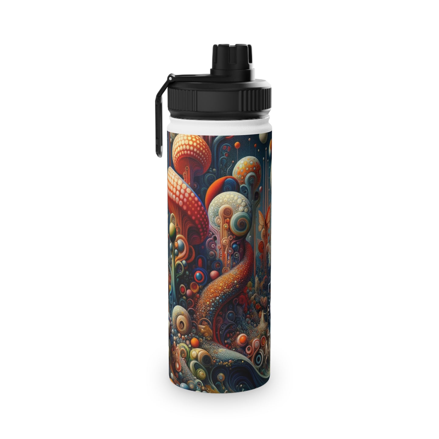 Kaleidoscopic Eden - Sports Water Bottle