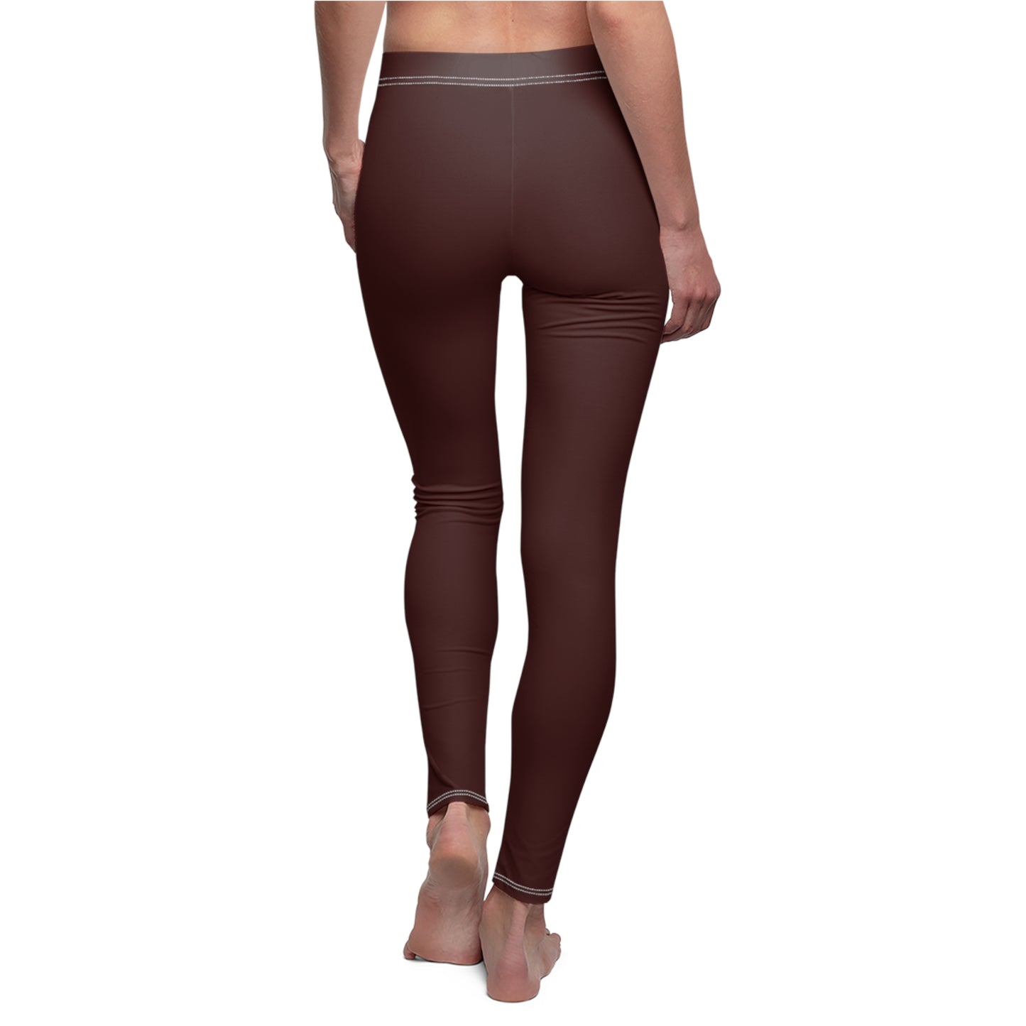 Rouge à lèvres rouge - Leggings décontractés 