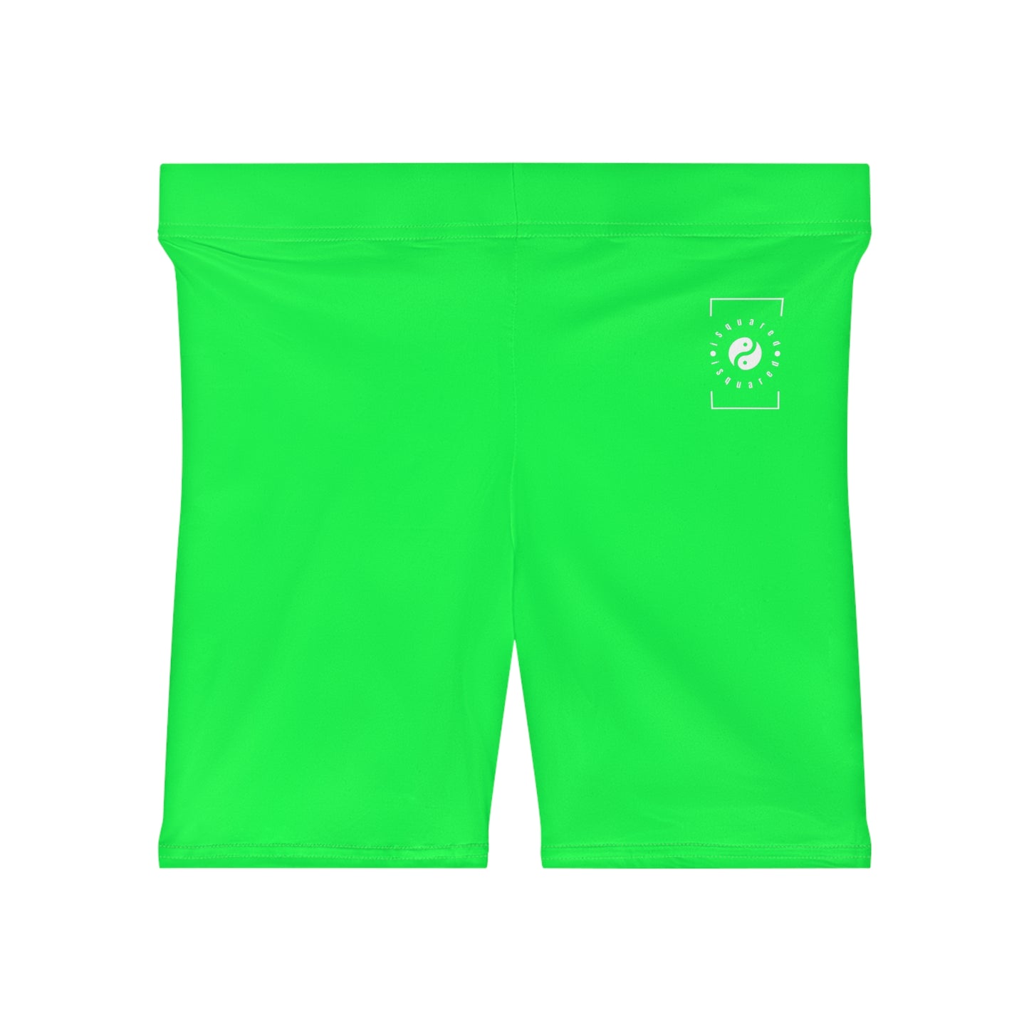#0FFF50 Neon Green - Hot Yoga Short