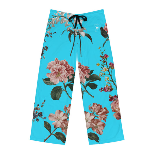 Botanicals on Azure - men's Lounge Pants