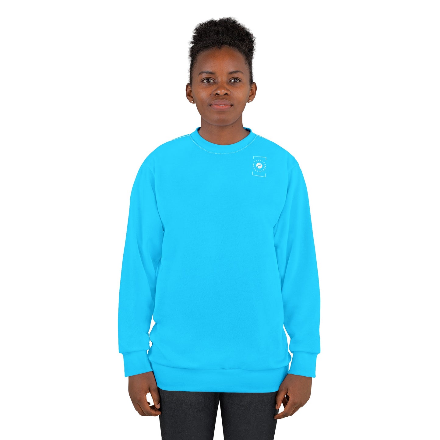 #04D9FF Bleu Néon - Sweat-shirt unisexe