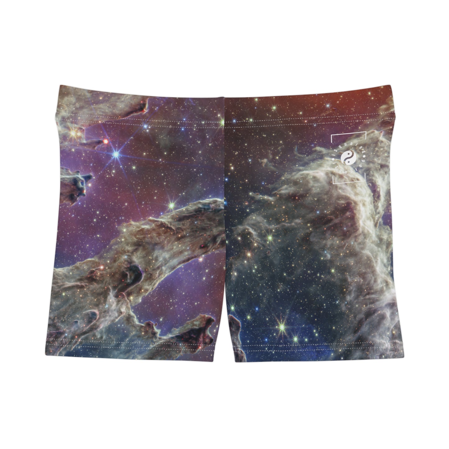 Pillars of Creation (NIRCam and MIRI Composite Image) - JWST Collection - Mini Hot Yoga Short