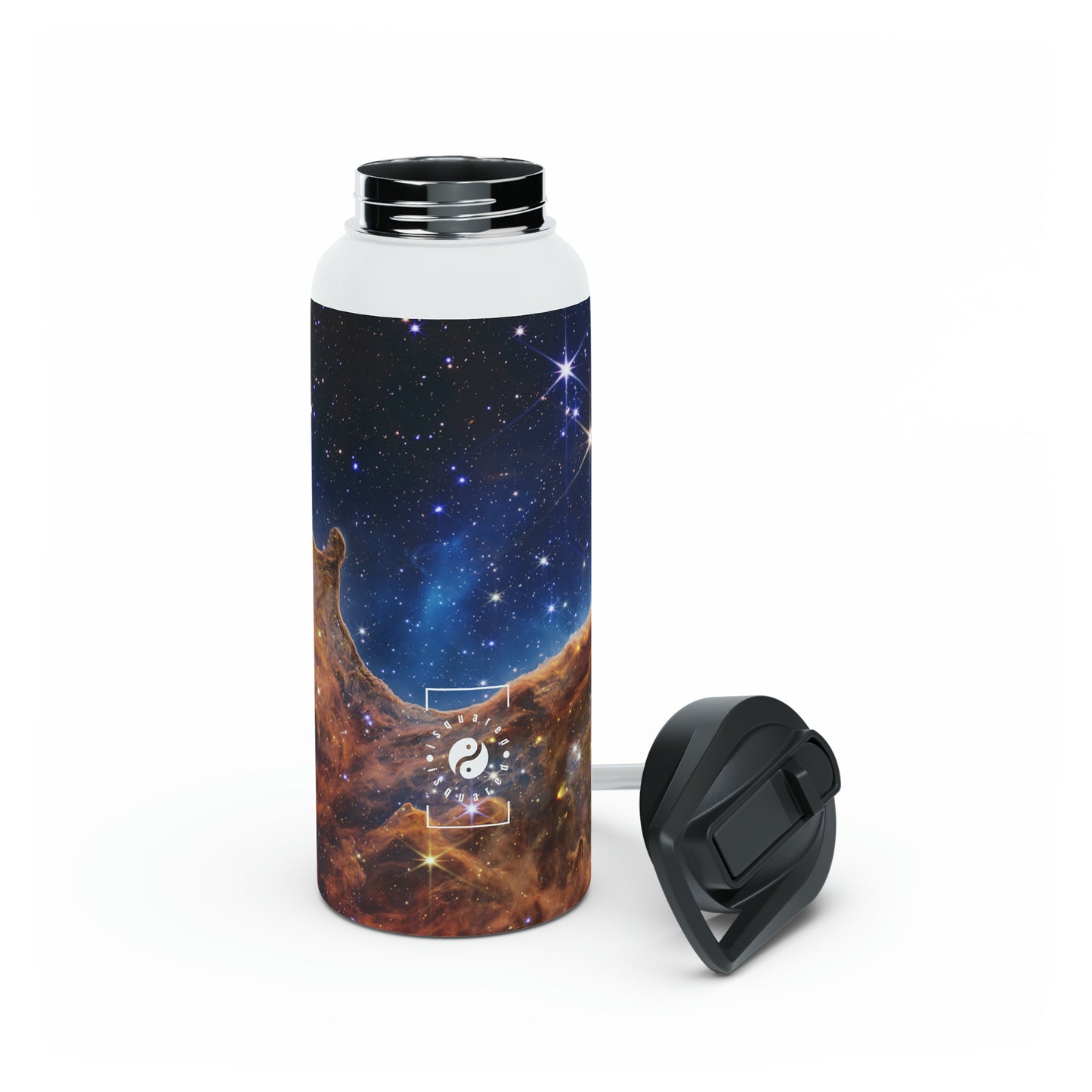 “Cosmic Cliffs” in the Carina Nebula (NIRCam Image) - JWST Collection - Water Bottle