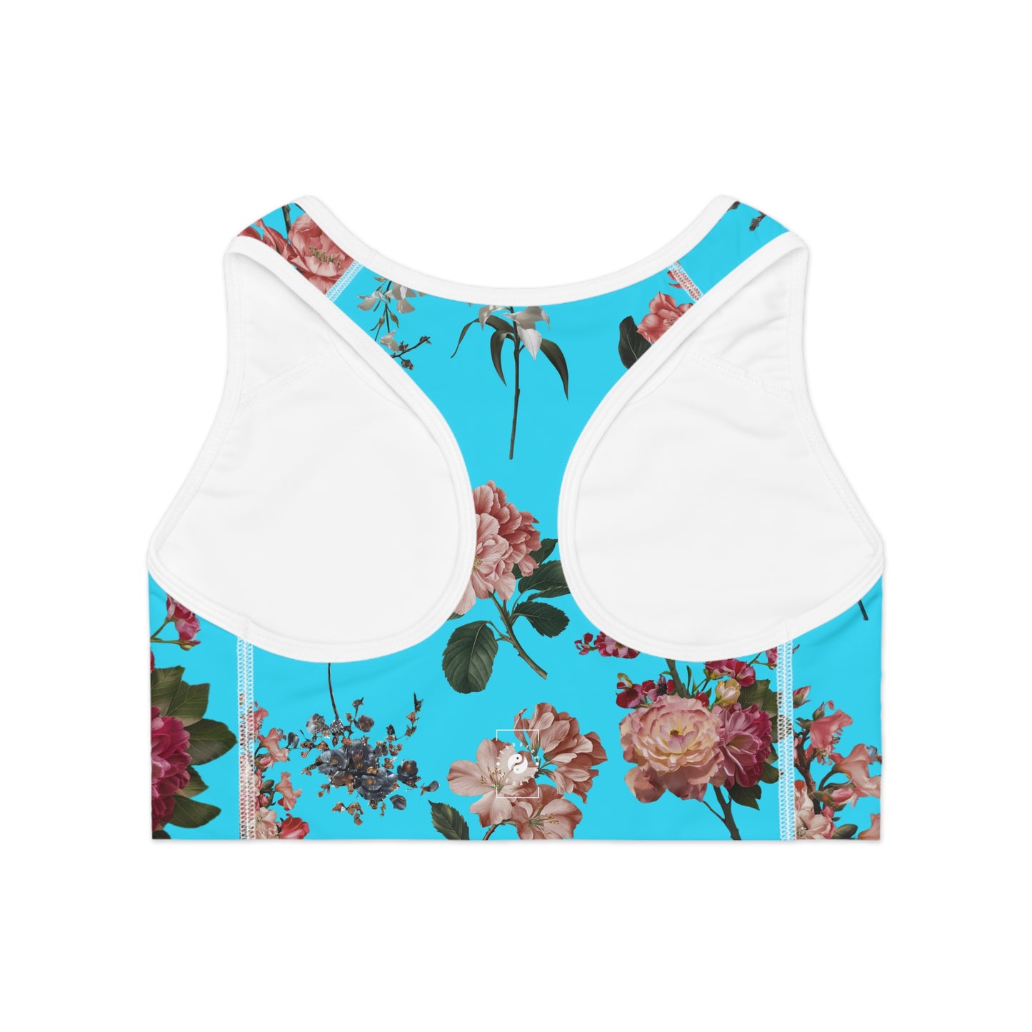 Botanicals on Azure - High Performance Sports Bra