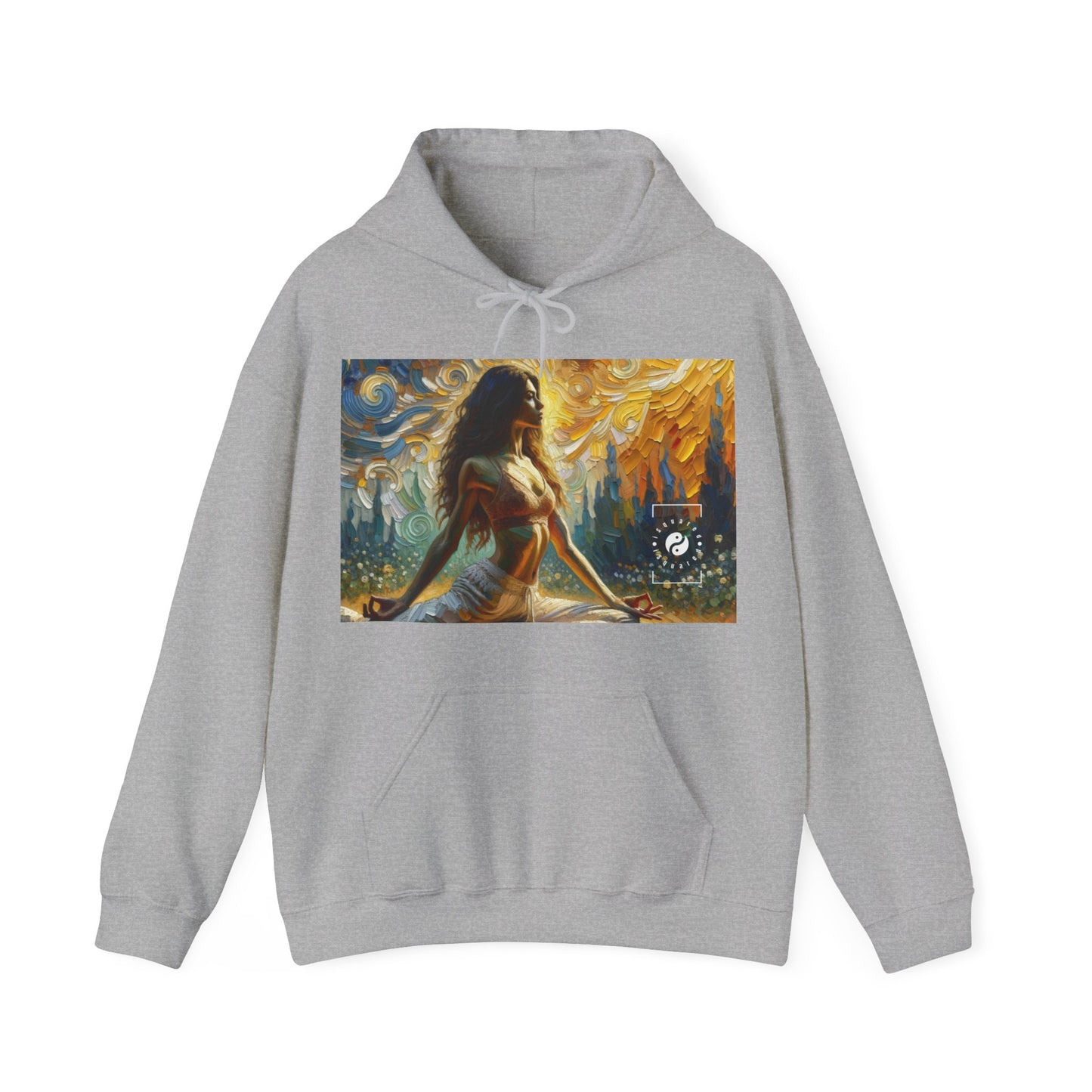 "Golden Warrior: A Tranquil Harmony" - Hoodie