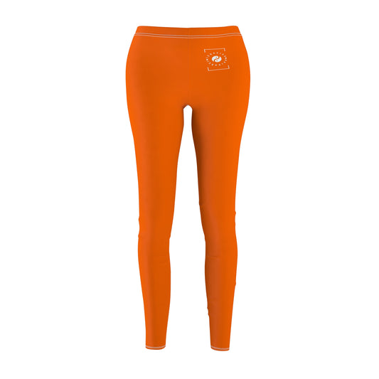 Neon Orange #FF6700 - Casual Leggings