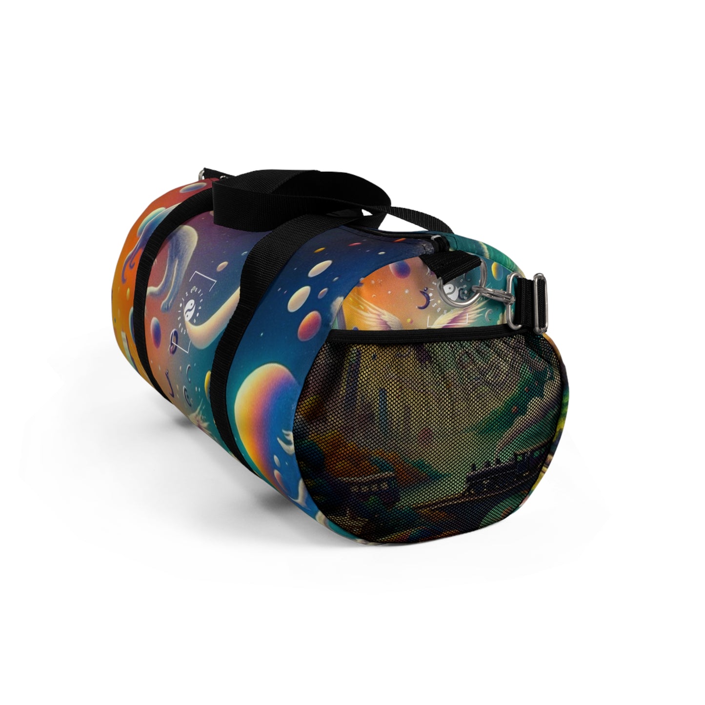 "Mirrors of Metaphor: A Murakami Odyssey" - Duffle Bag