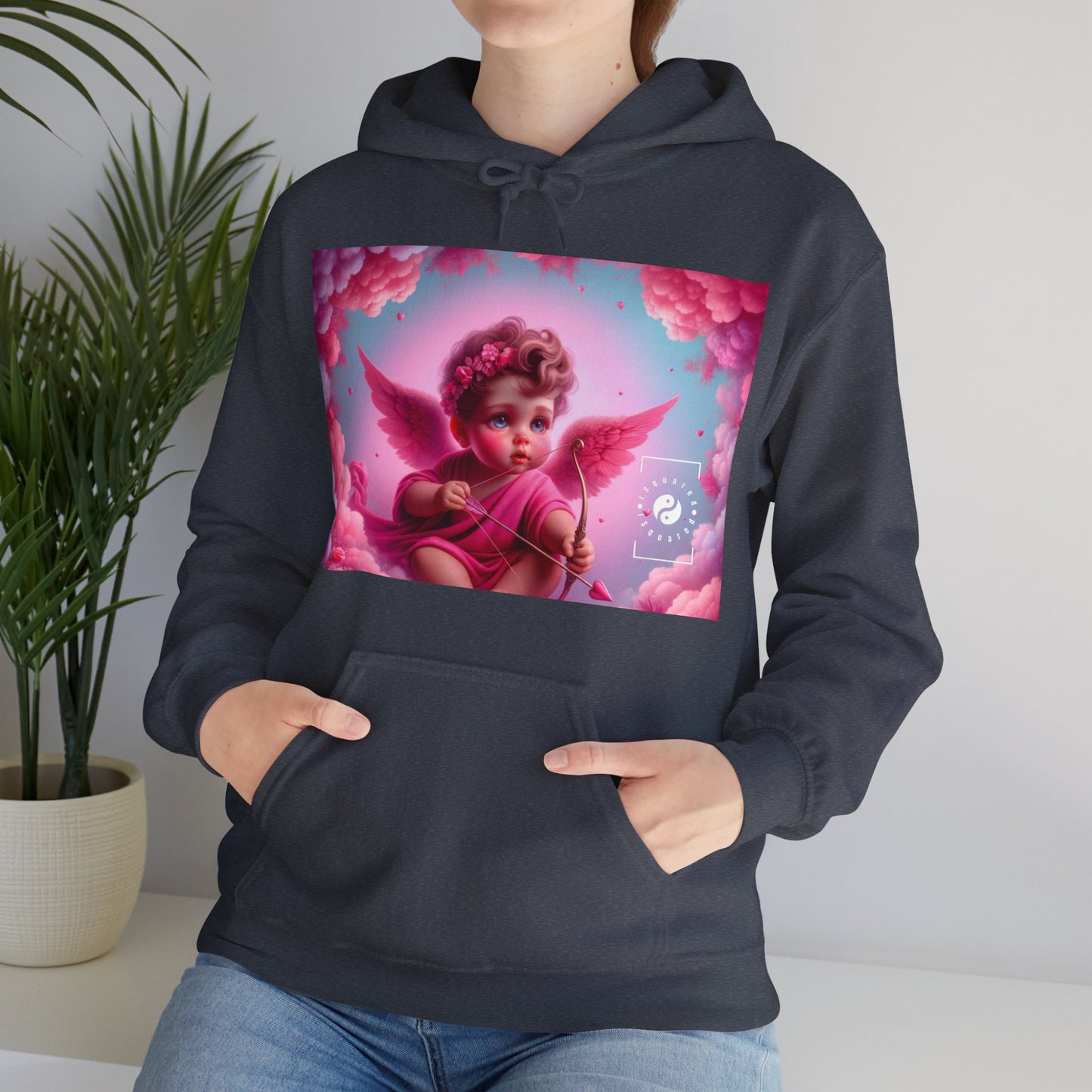 "Bold Blush: A Cupid's Love Affair" - Hoodie