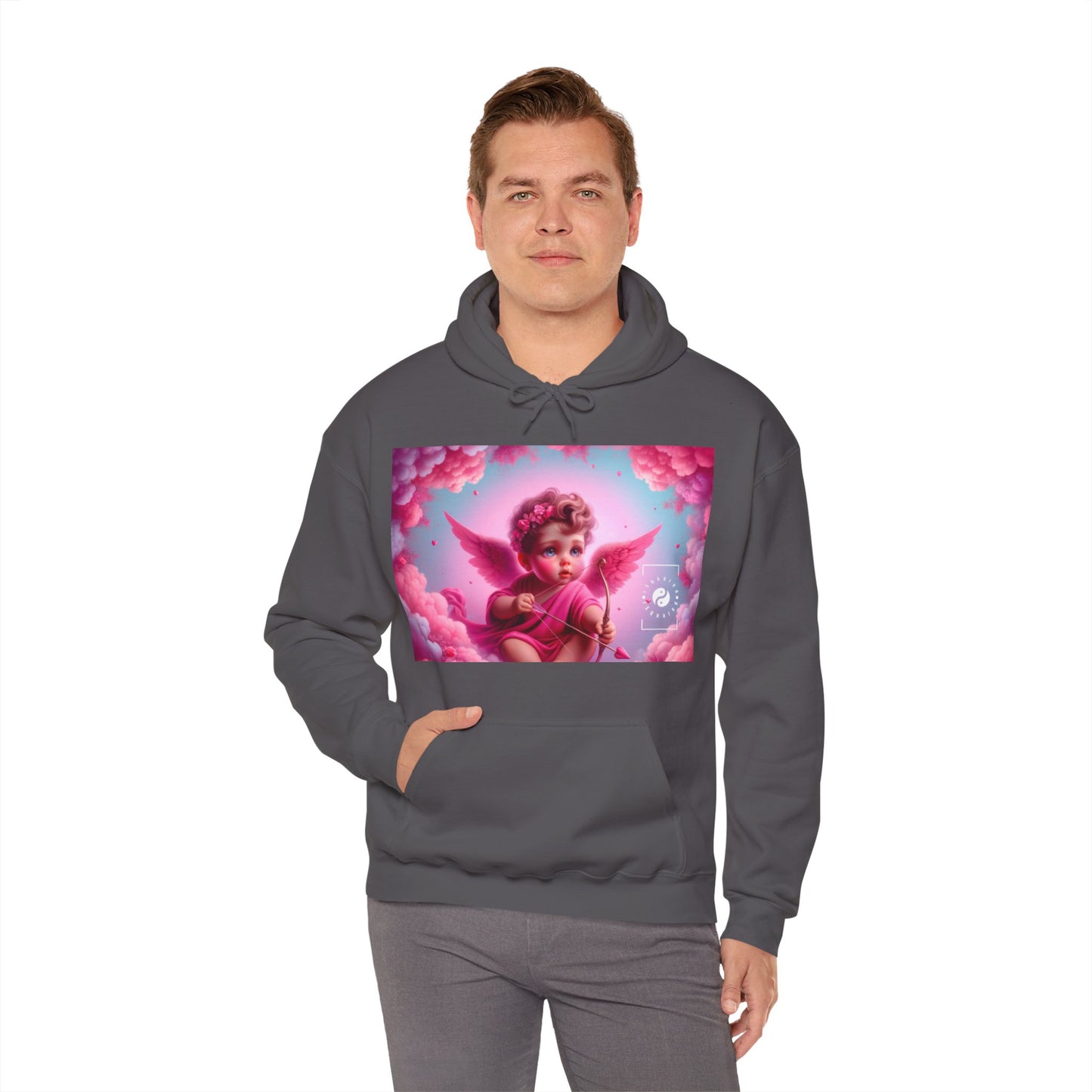 "Bold Blush: A Cupid's Love Affair" - Hoodie