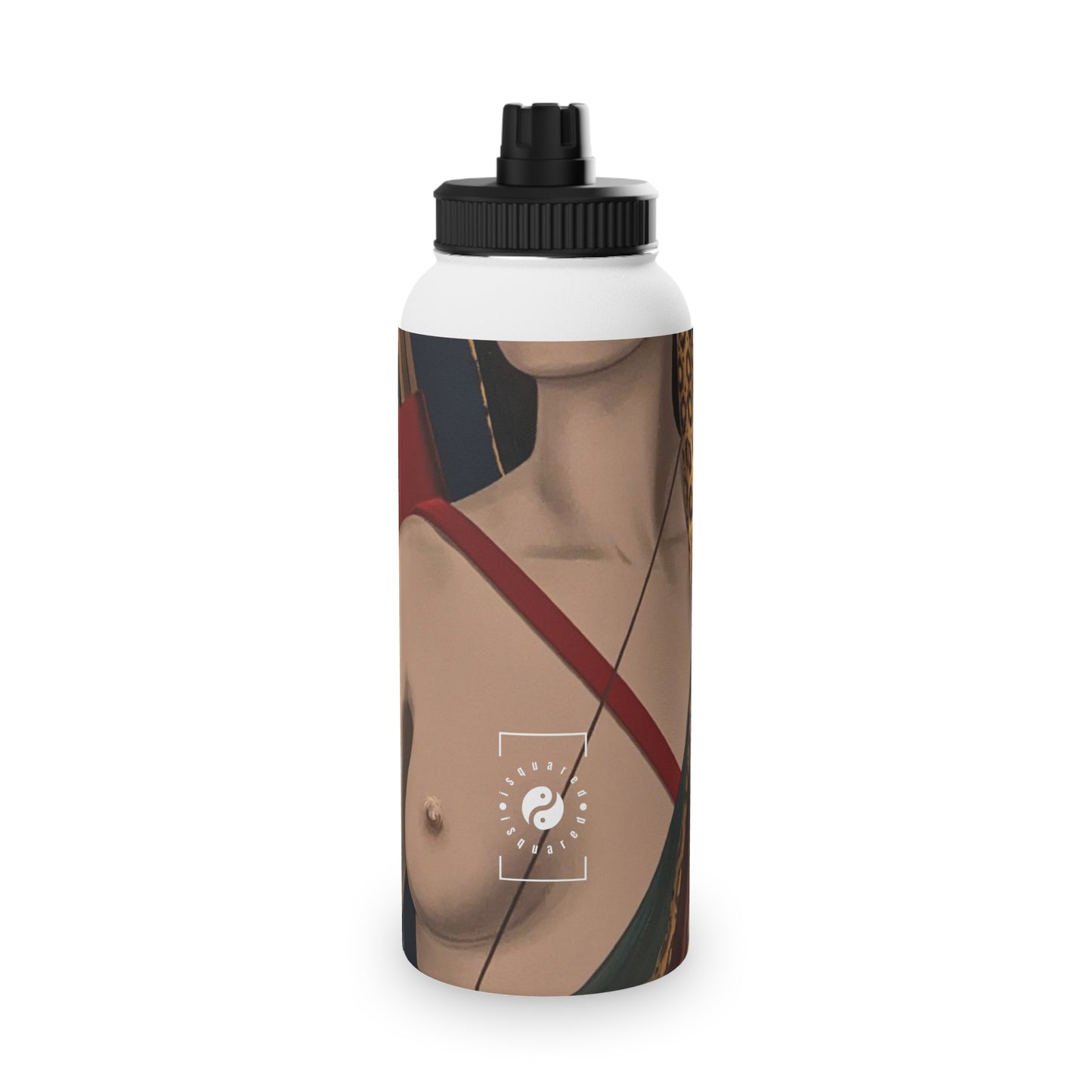 "La chaseresse - Felix Labisse" - Sports Water Bottle