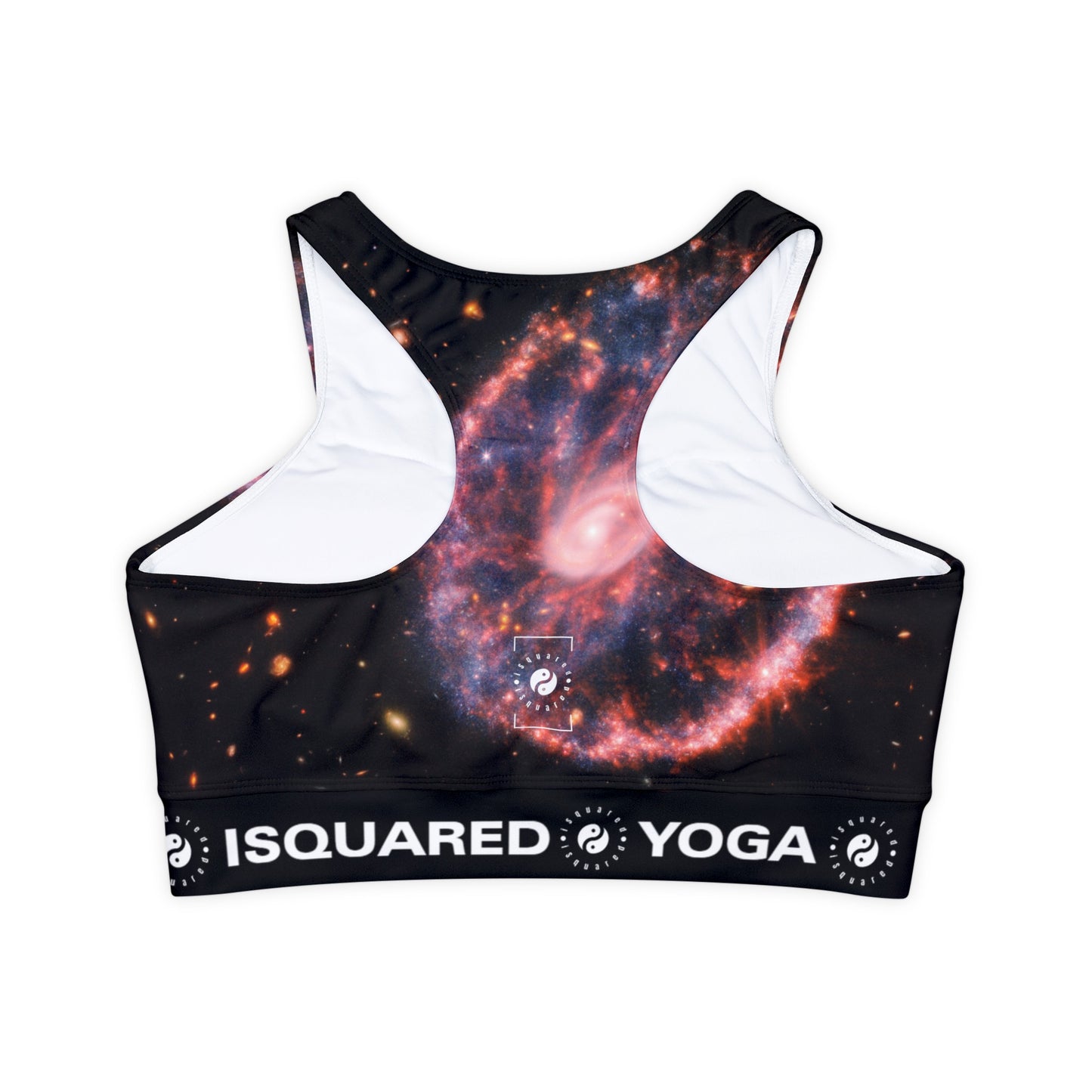 Cartwheel Galaxy (NIRCam and MIRI Composite Image) - Lined & Padded Sports Bra