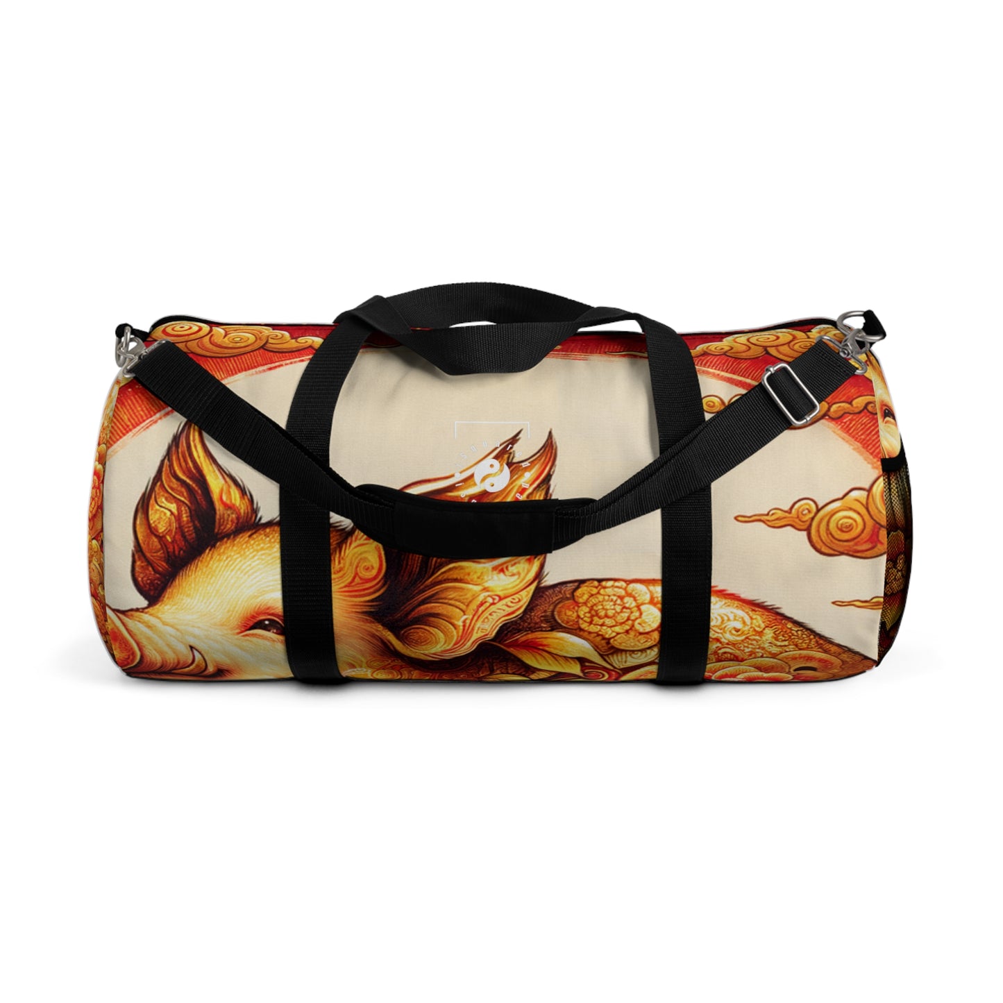 "Golden Prosperity: The Divine Boar Celebration" - Duffle Bag