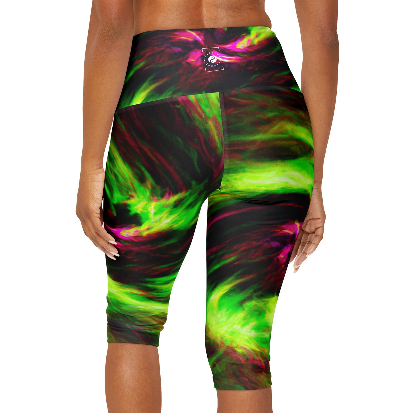 "Galactic Fusion" - High Waisted Capri Leggings