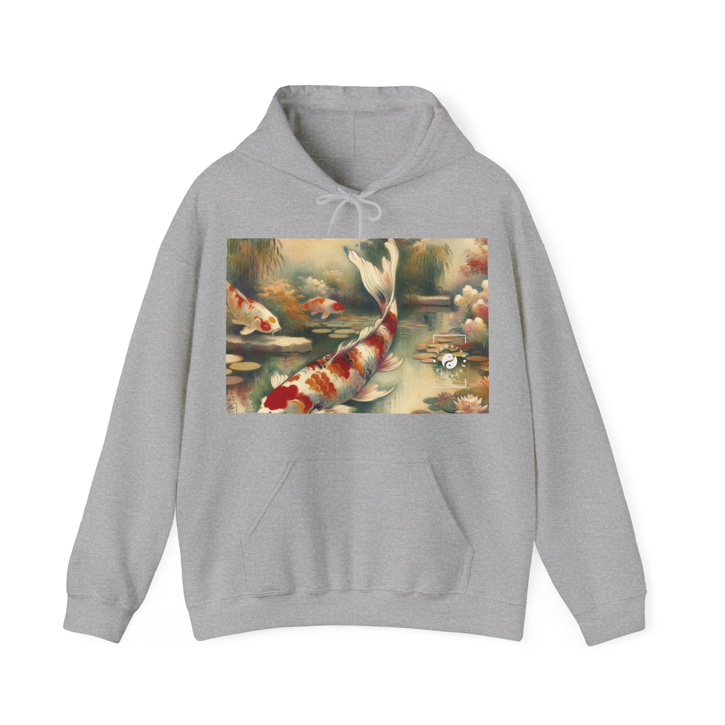 Koi Lily Pond - Sweat à capuche 